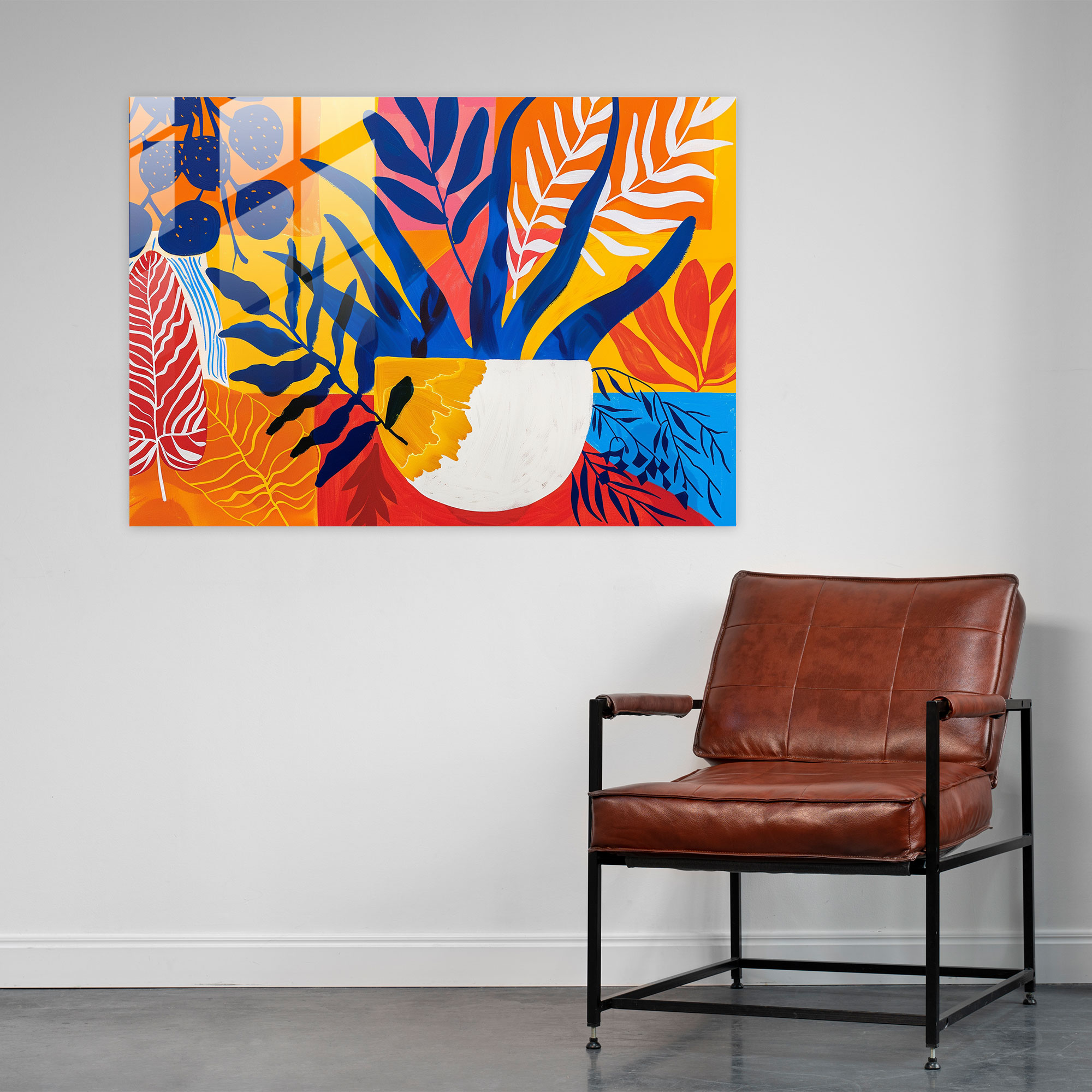 Henri Matisse Glass Print - Bold Patterns - Henri Matisse, Henri Matisse, Modern Art, Glass Print
