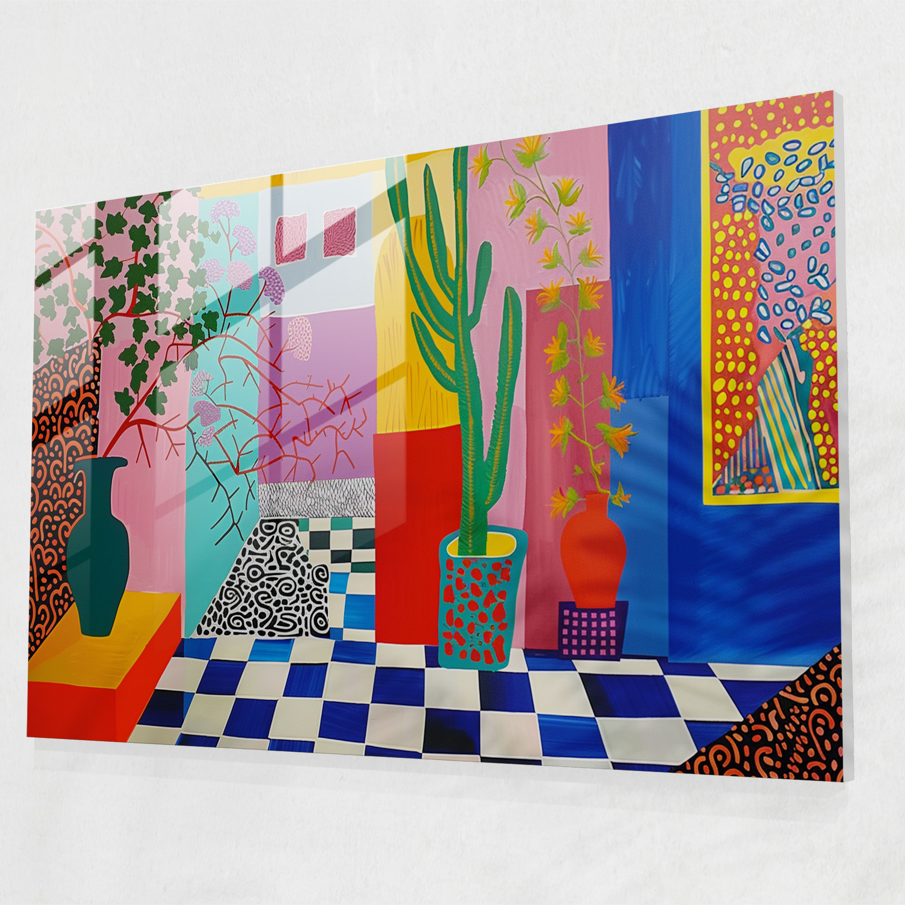 Henri Matisse Glass Print Geometric Patterns - Henri Matisse, Glass Print, Modern Art, Henri Matisse