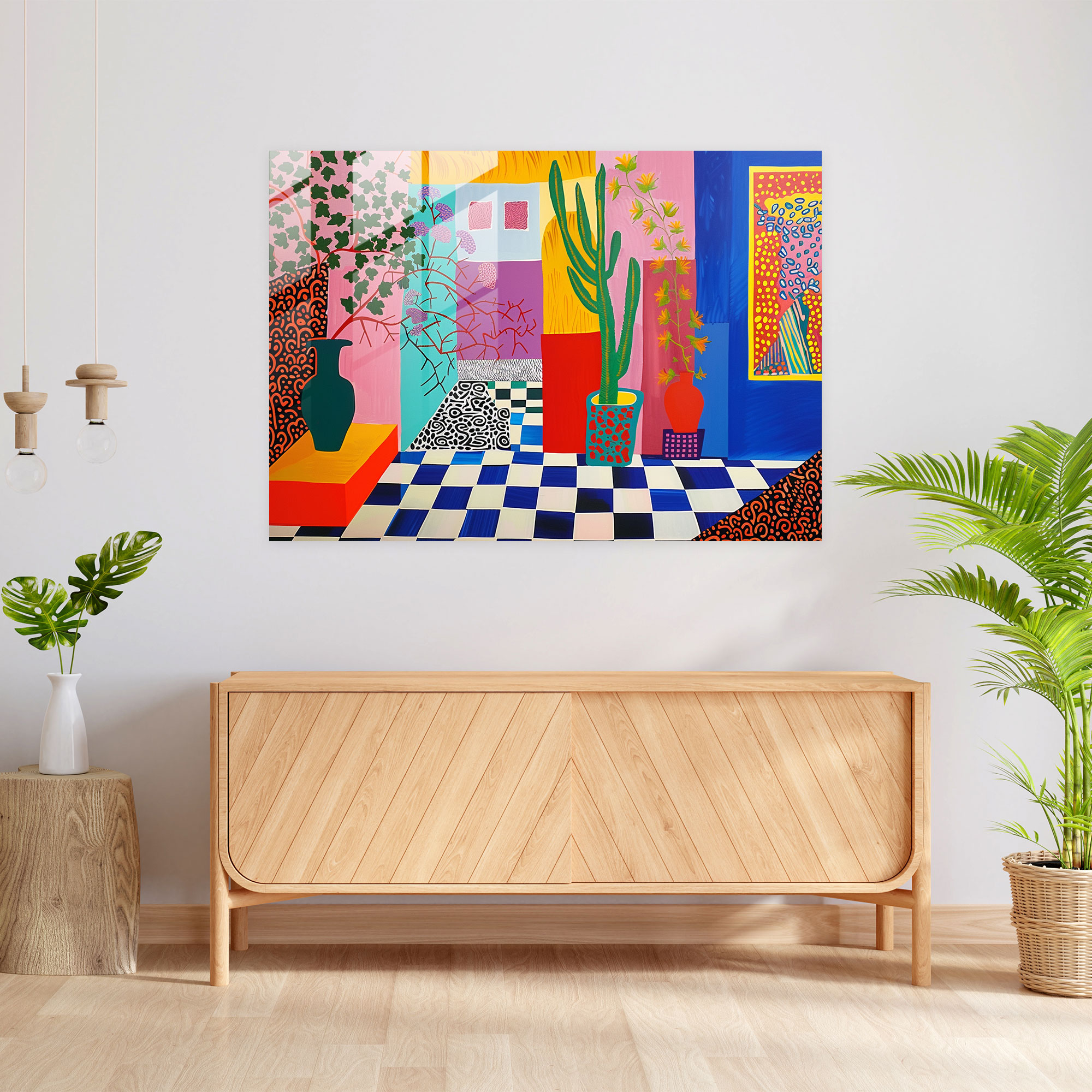 Henri Matisse Glass Print Geometric Patterns - Henri Matisse, Glass Print, Modern Art, Henri Matisse