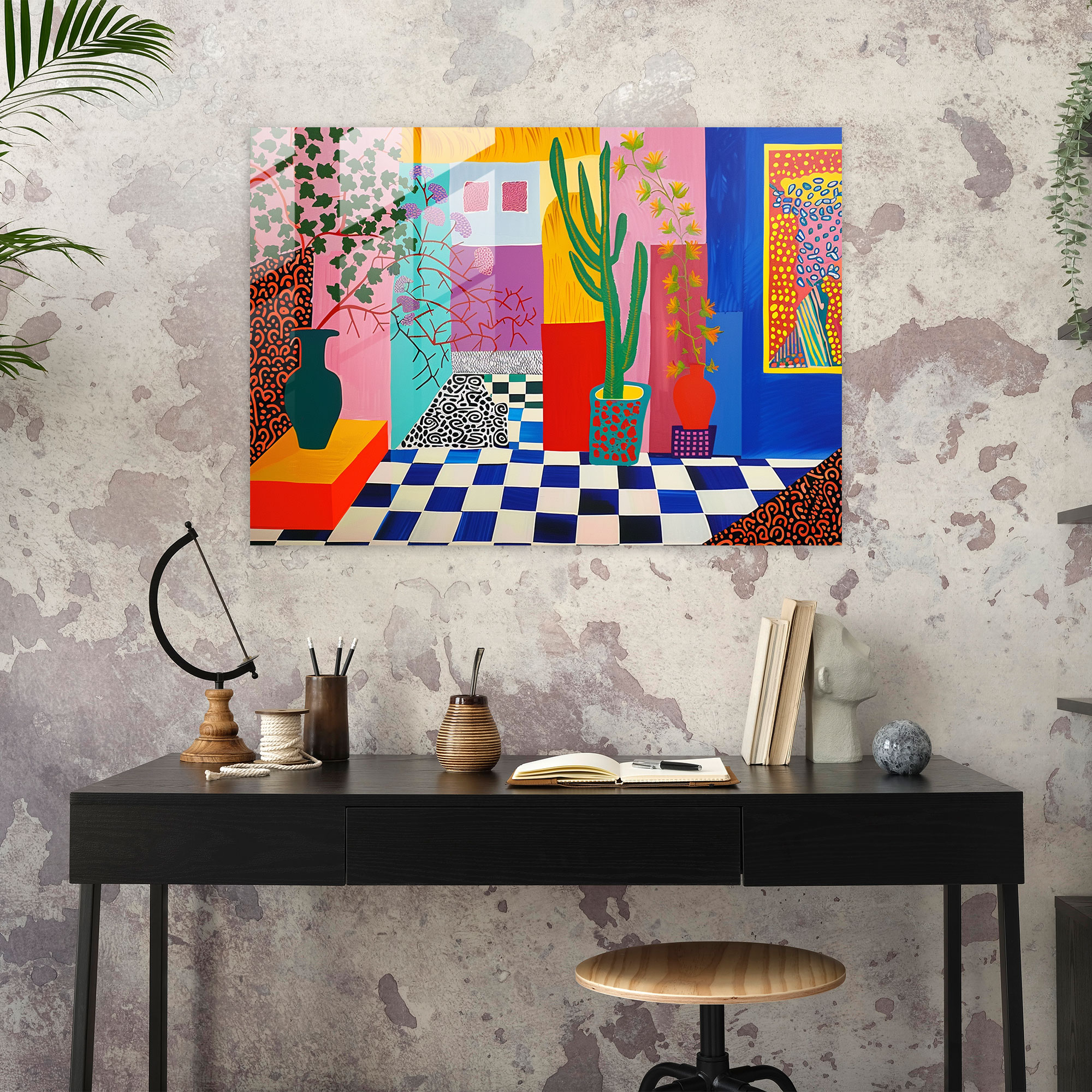 Henri Matisse Glass Print Geometric Patterns - Henri Matisse, Glass Print, Modern Art, Henri Matisse