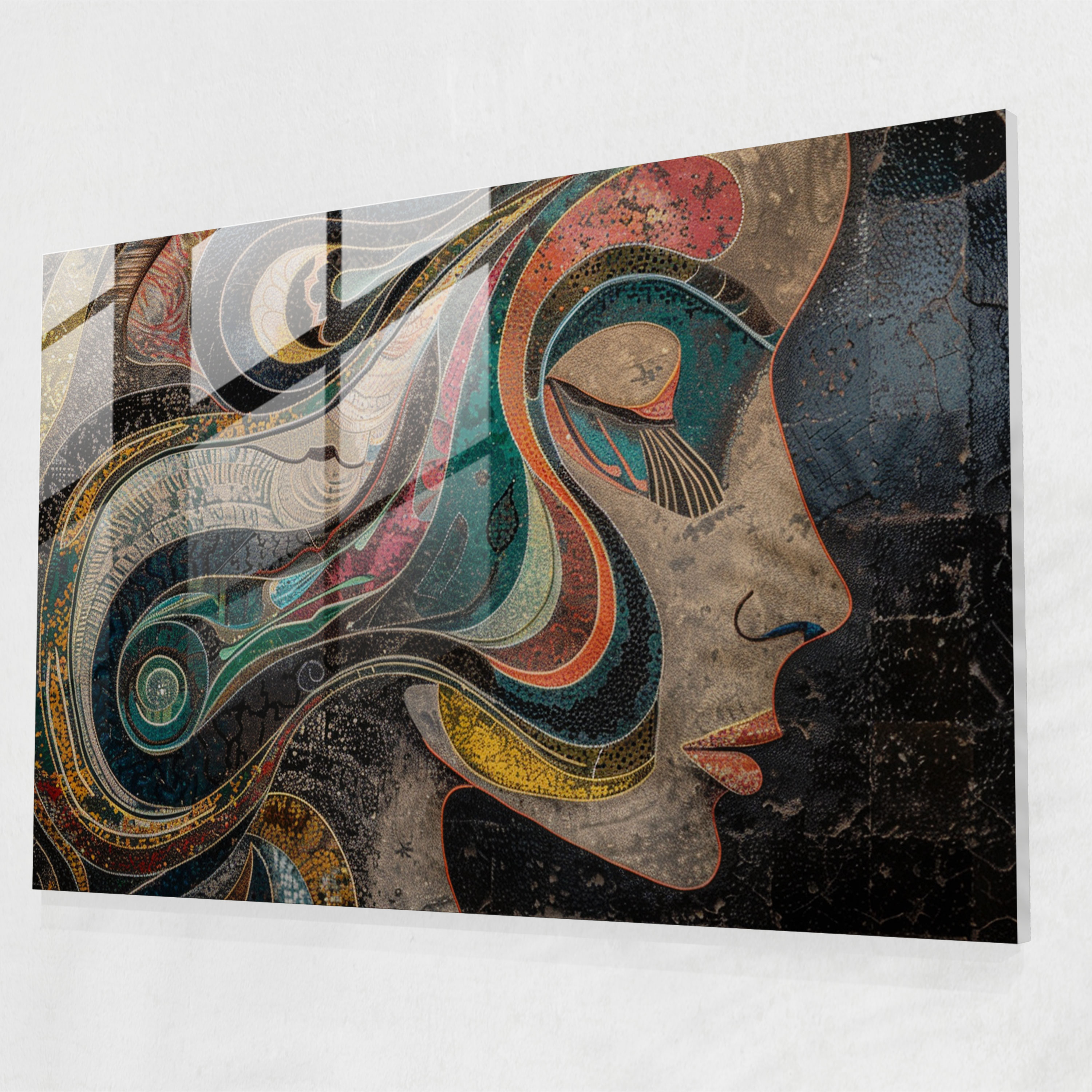 Henri Matisse Glass Print Abstract Female Figure - Henri Matisse, Modern Art, Home Decoration, Wall Decoration