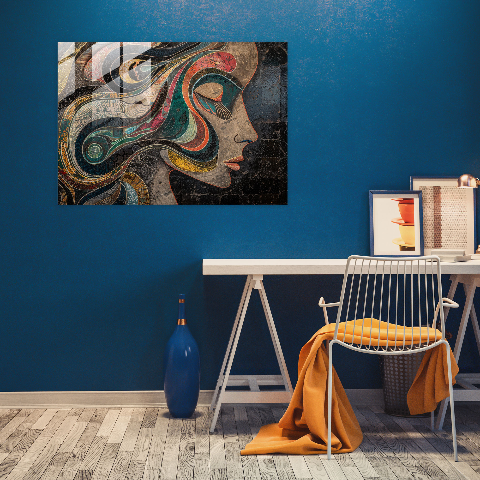 Henri Matisse Glass Print Abstract Female Figure - Henri Matisse, Modern Art, Home Decoration, Wall Decoration