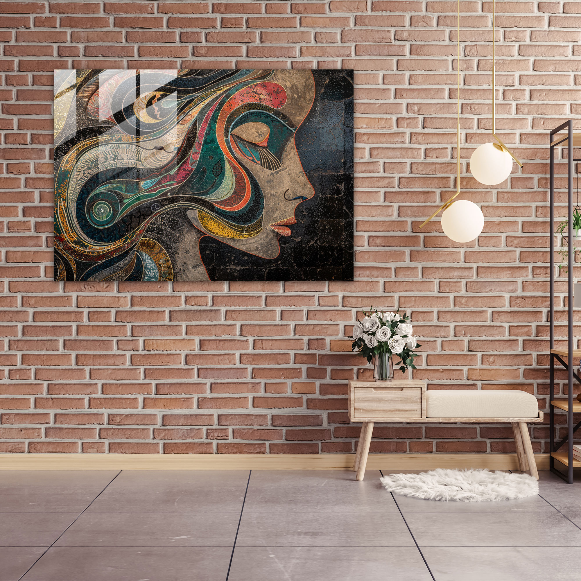 Henri Matisse Glass Print Abstract Female Figure - Henri Matisse, Modern Art, Home Decoration, Wall Decoration