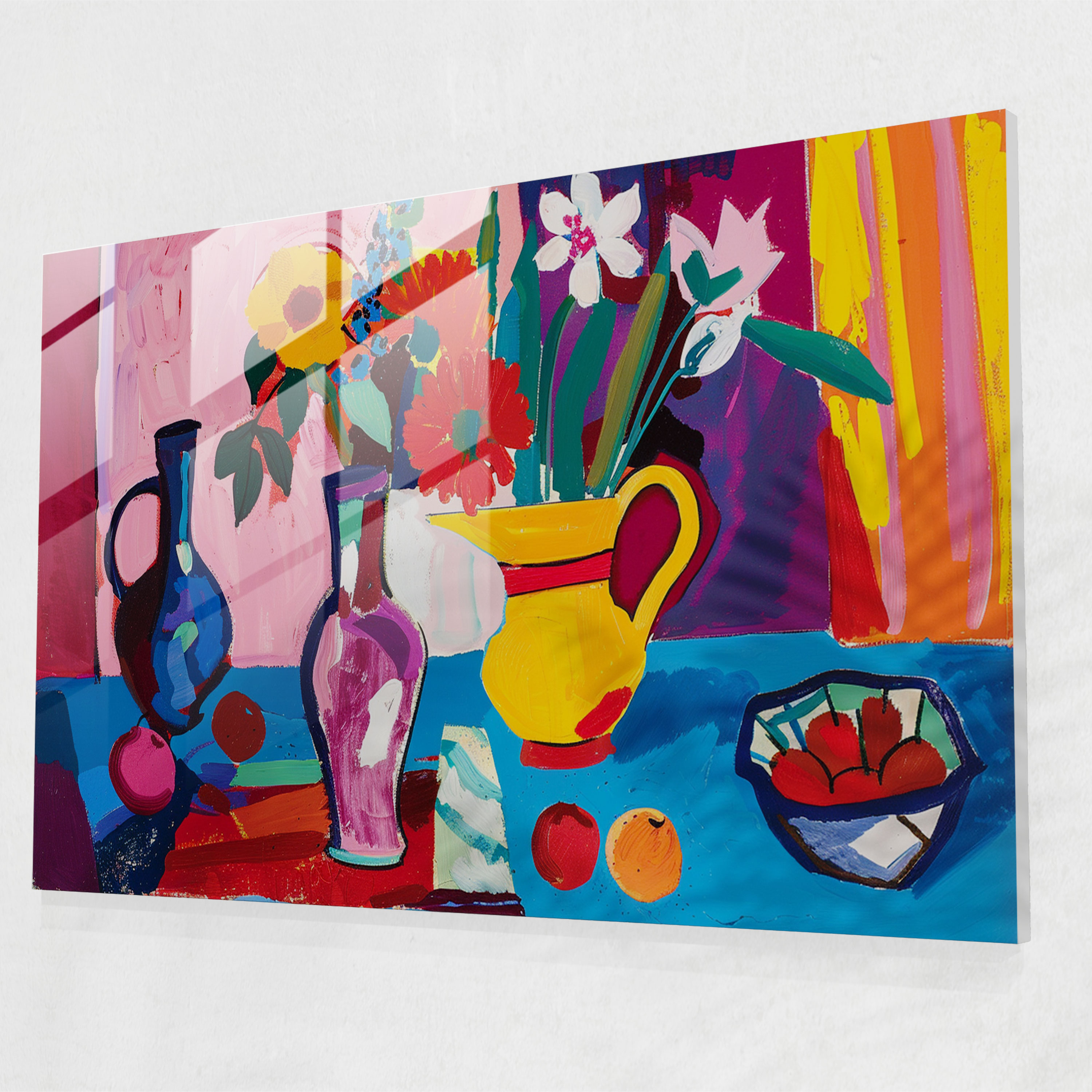 Henri Matisse Glass Print Still Life Composition - Henri Matisse, Glass Wall Art, Wall Decoration, Henri Matisse