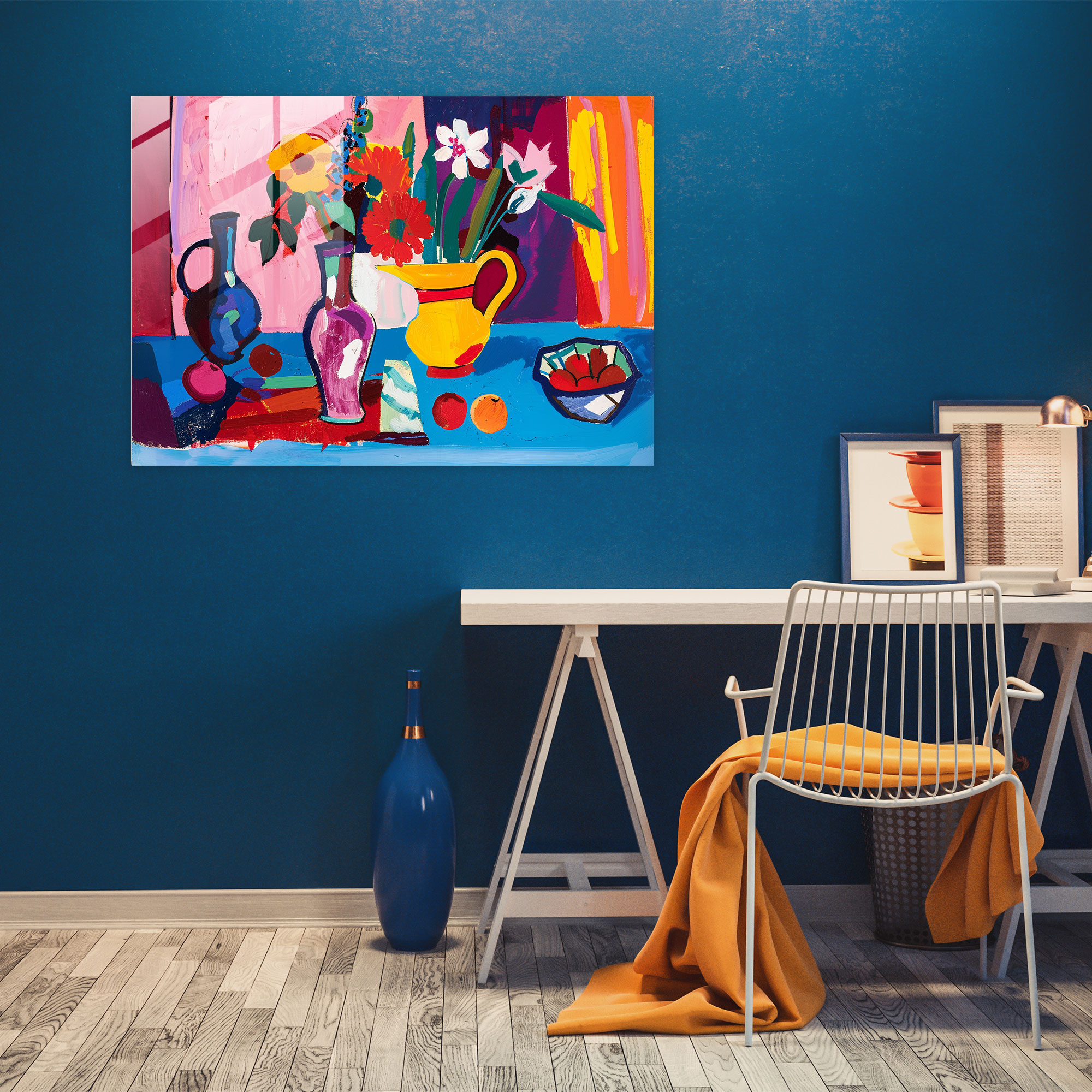 Henri Matisse Glass Print Still Life Composition - Henri Matisse, Glass Wall Art, Wall Decoration, Henri Matisse
