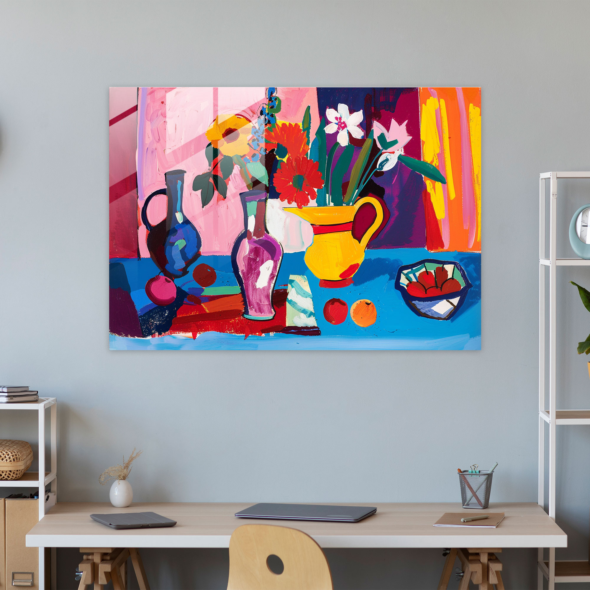 Henri Matisse Glass Print Still Life Composition - Henri Matisse, Glass Wall Art, Wall Decoration, Henri Matisse