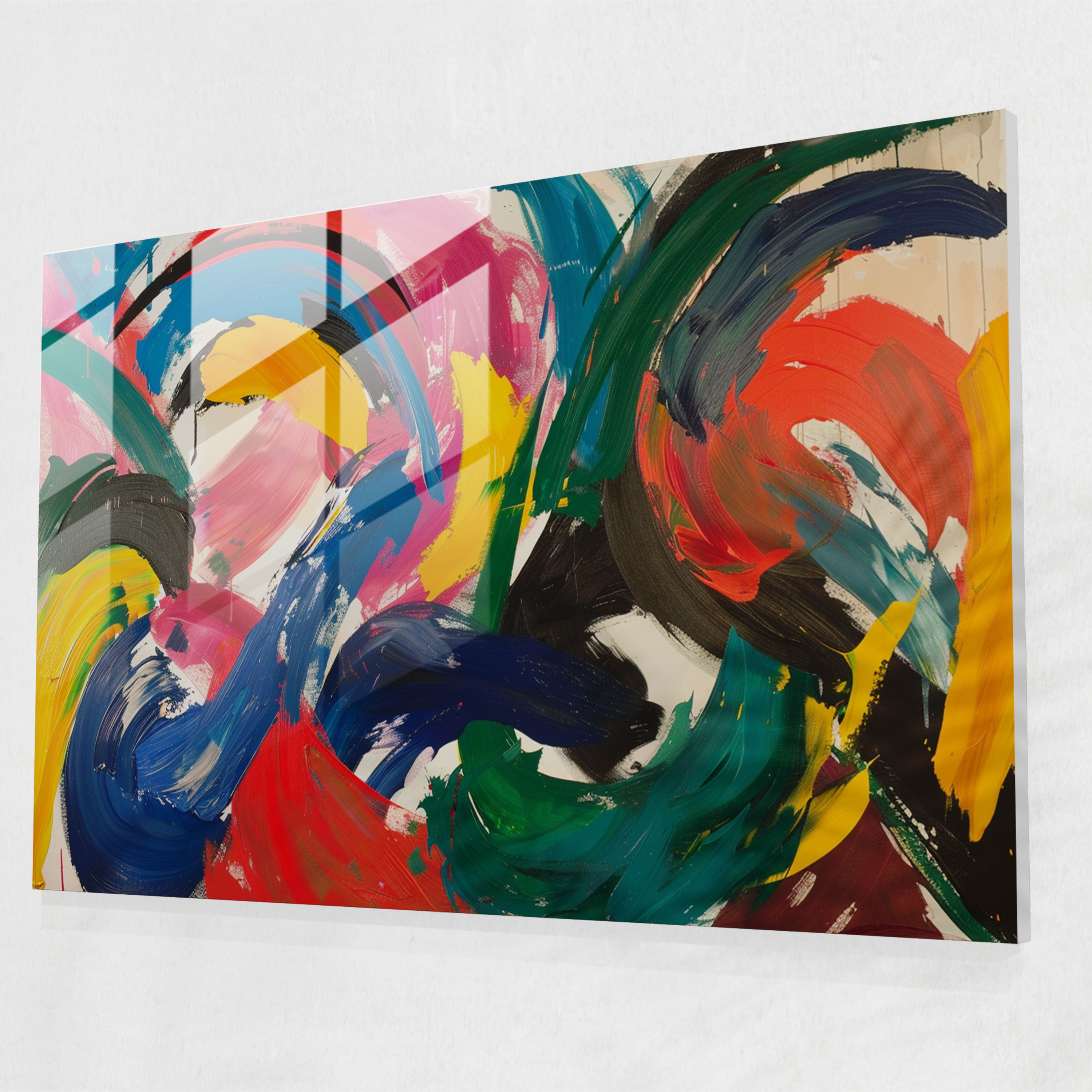 Henri Matisse Glass Print Expressive Brush Strokes - Henri Matisse, Modern Art, Home Decoration, Wall Decoration