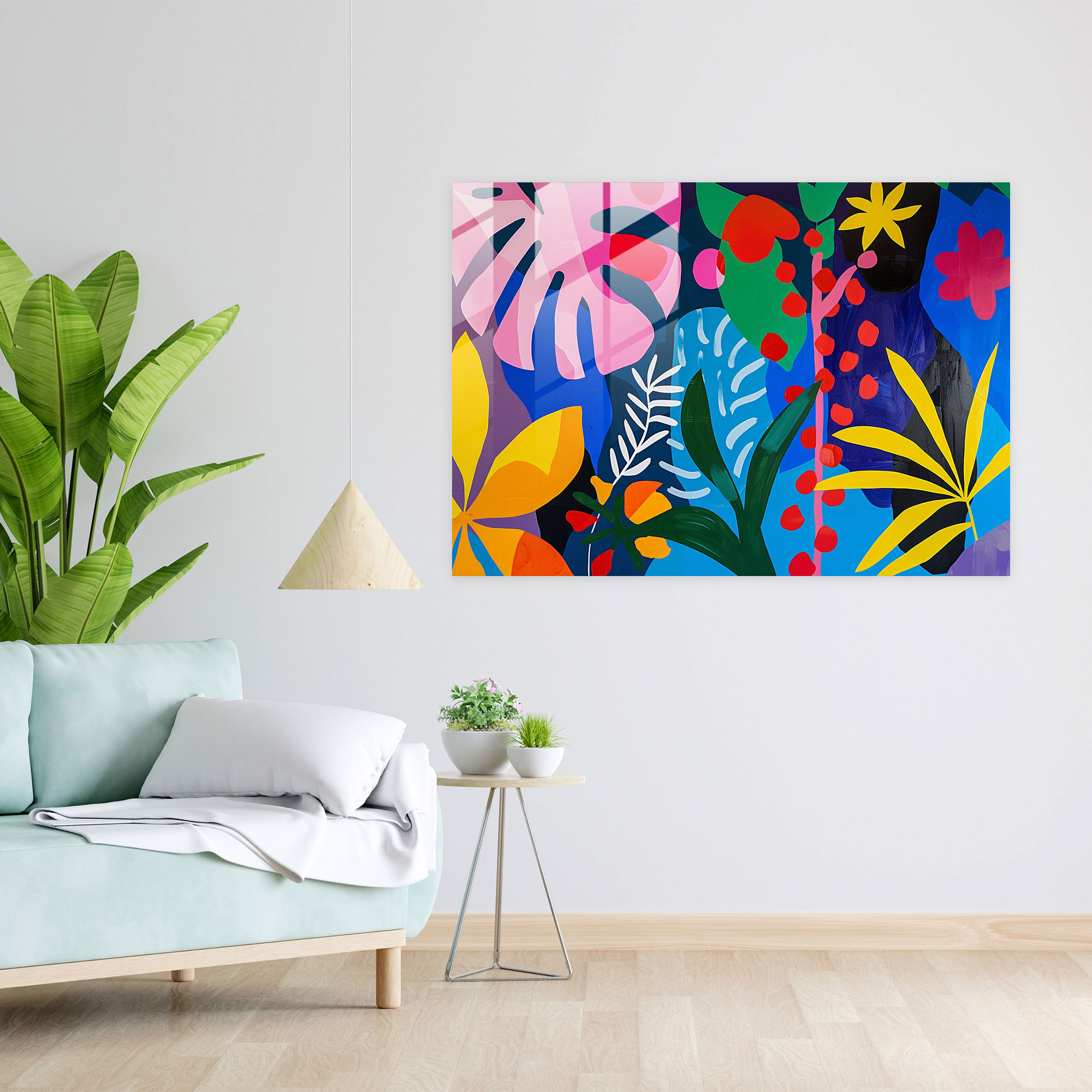 Henri Matisse Glass Print Whimsical Shapes - Henri Matisse, Glass Art, Modern Art, Glass Wall Art