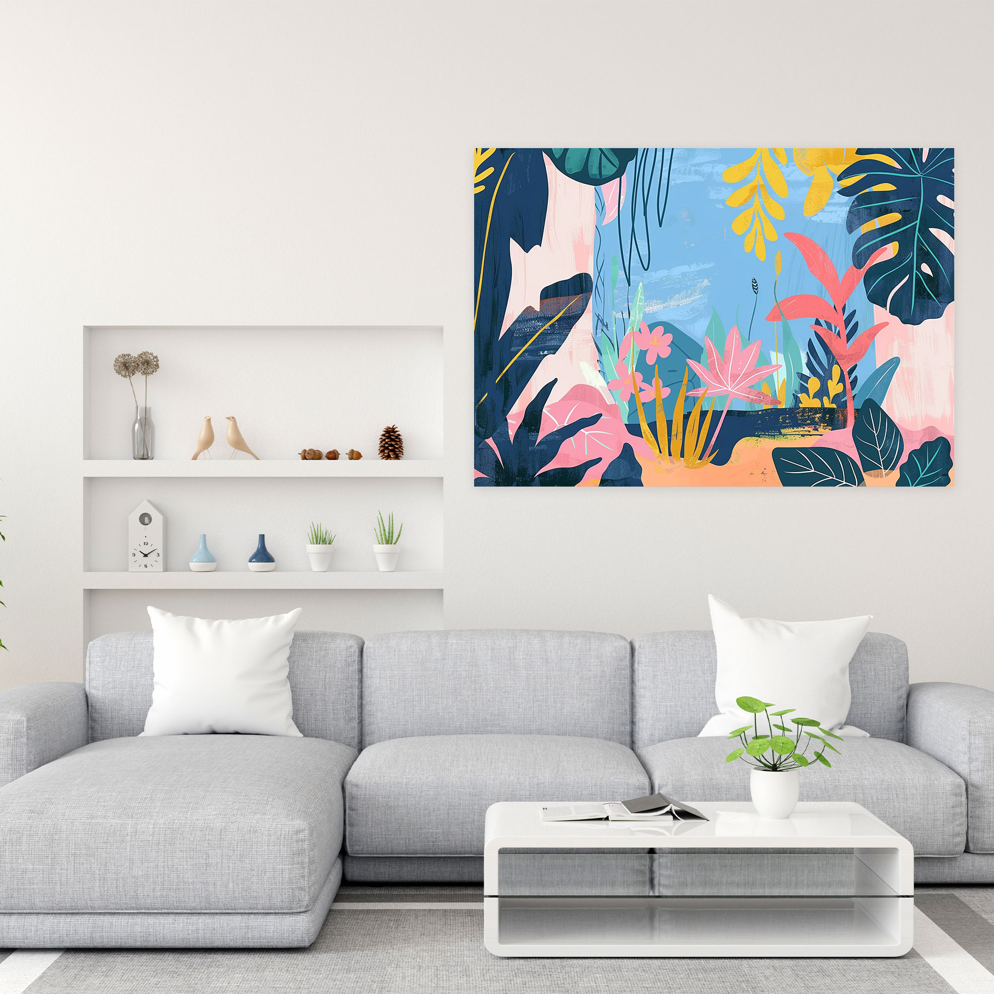Tropical Henri Matisse Style Wall Art - Henri Matisse, Wall Art, Wall Decoration, Canvas
