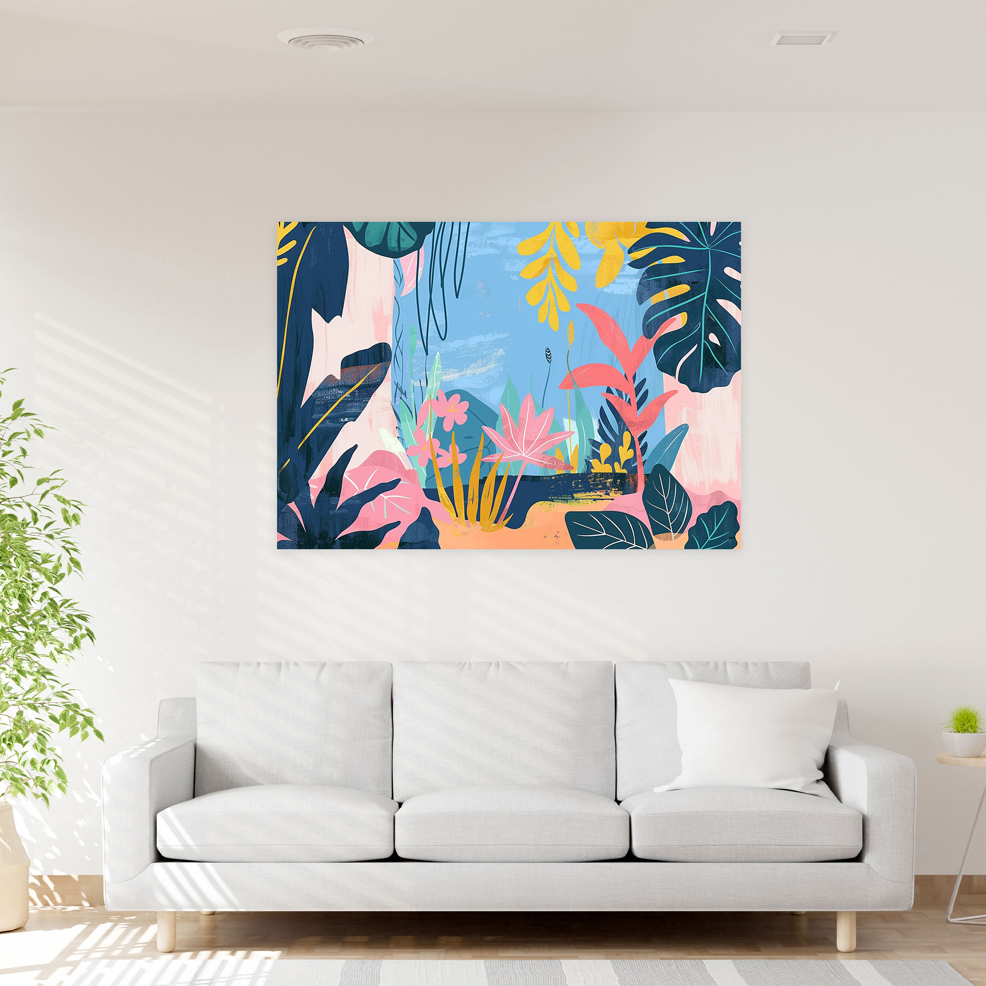 Tropical Henri Matisse Style Wall Art - Henri Matisse, Wall Art, Wall Decoration, Canvas