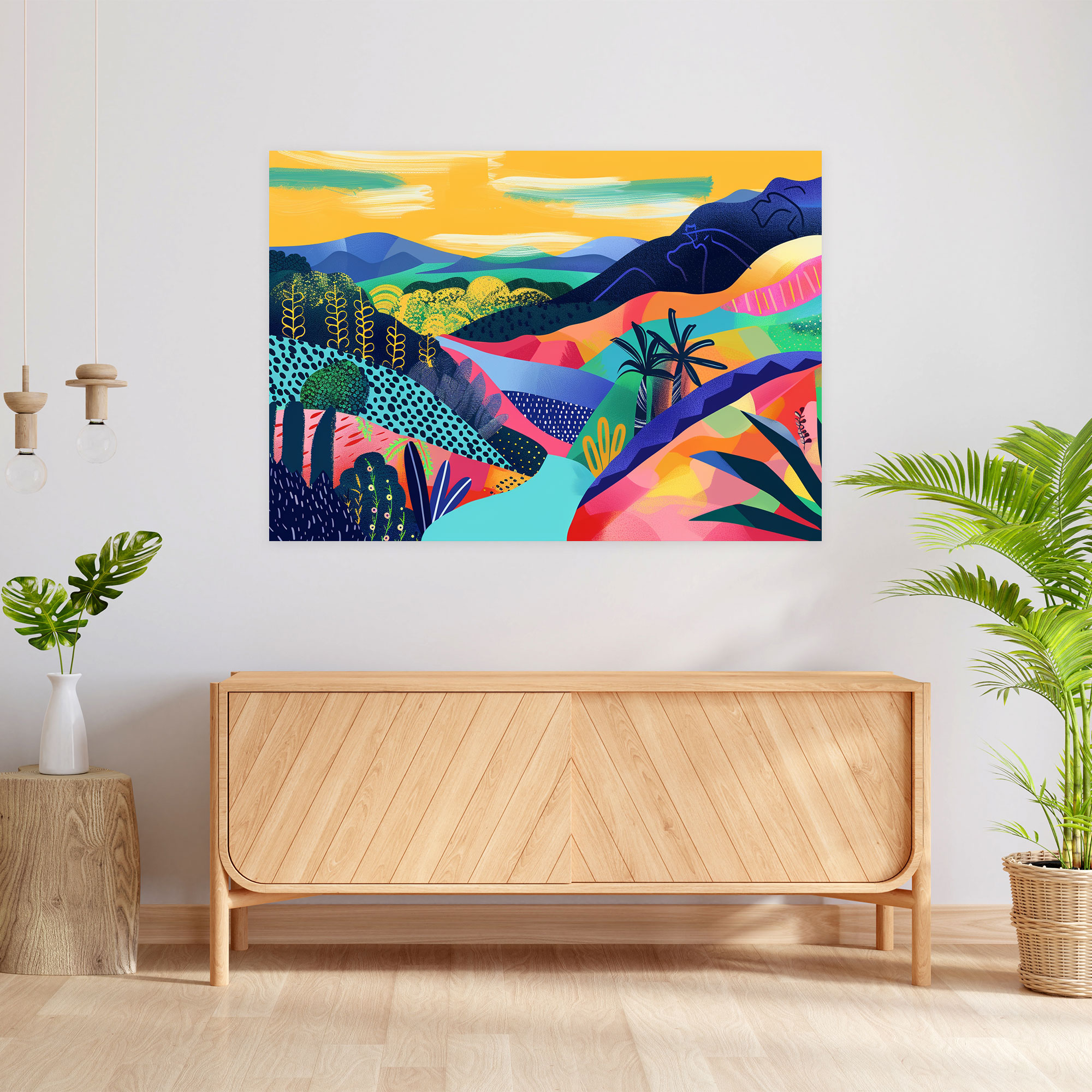 Dreamy Landscape Henri Matisse Style Wall Decoration - Henri Matisse, Canvas, Wall Decoration, Canvas Print