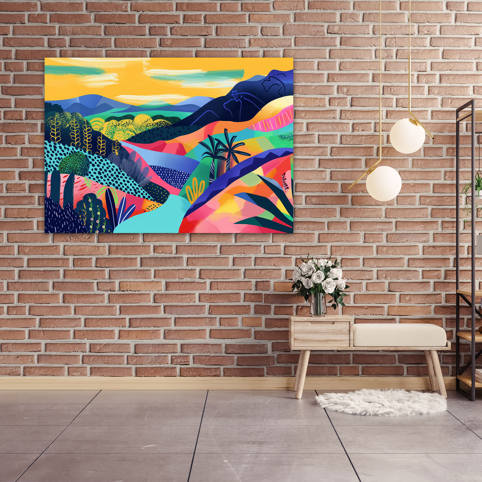 Dreamy Landscape Henri Matisse Style Wall Decoration - Henri Matisse, Canvas, Wall Decoration, Canvas Print