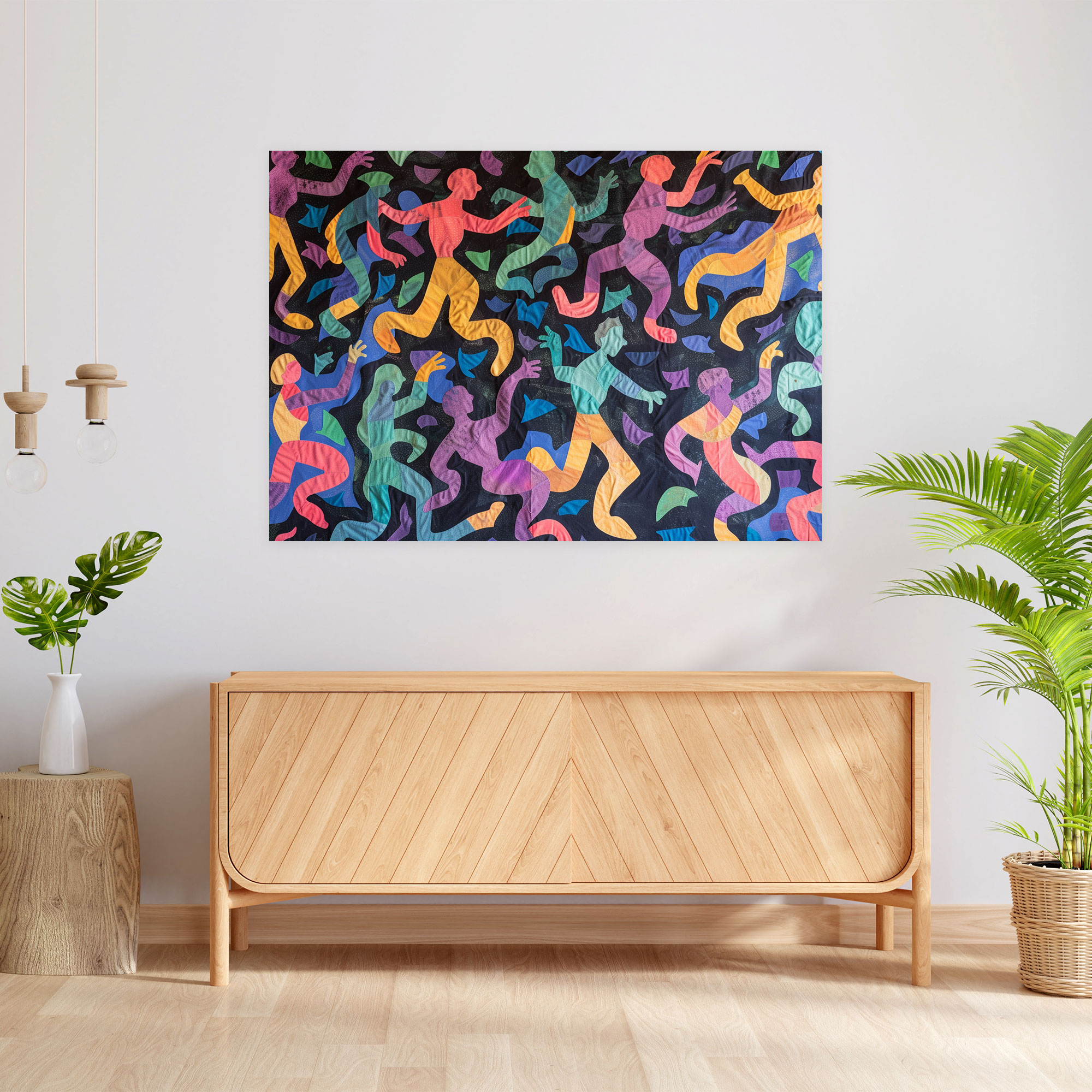 Playful Dancers Henri Matisse Style Canvas Print - Henri Matisse, Canvas, Henri Matisse Style, Wall Decoration