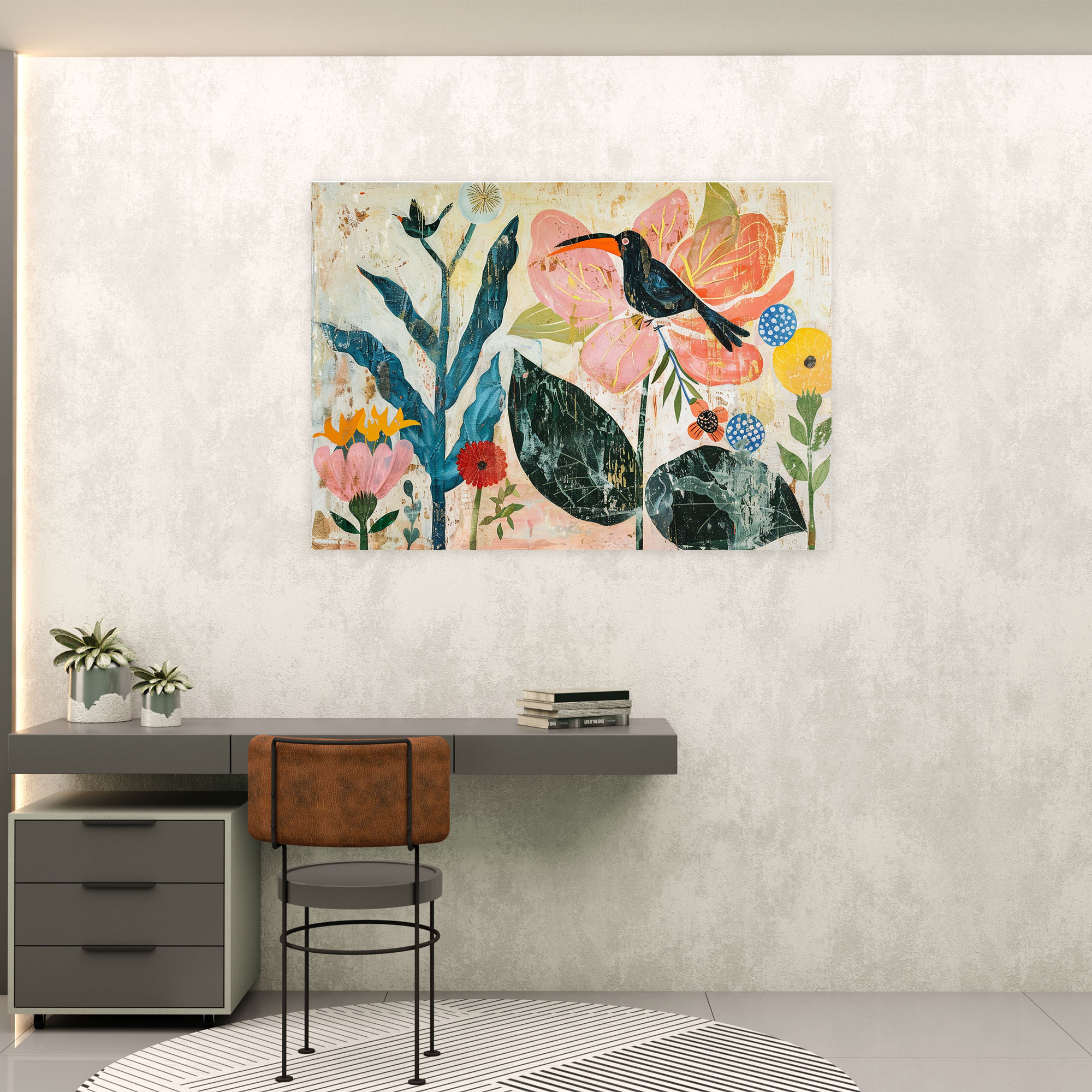 Whimsical Garden Henri Matisse Style Wall Art - Henri Matisse, Wall Art, Wall Decoration, Henri Matisse Style