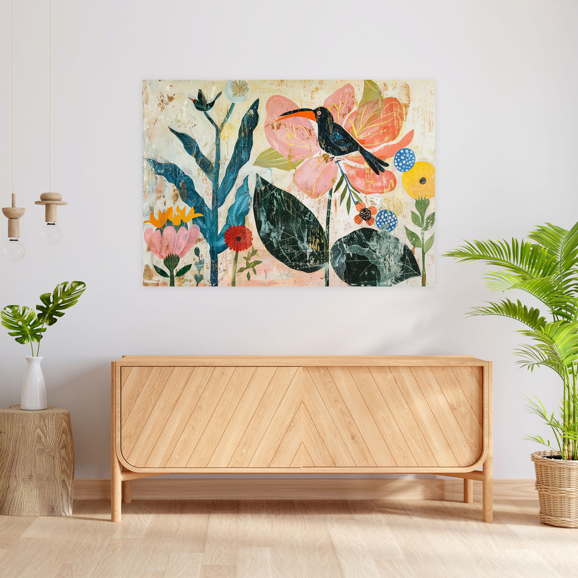 Whimsical Garden Henri Matisse Style Wall Art - Henri Matisse, Wall Art, Wall Decoration, Henri Matisse Style