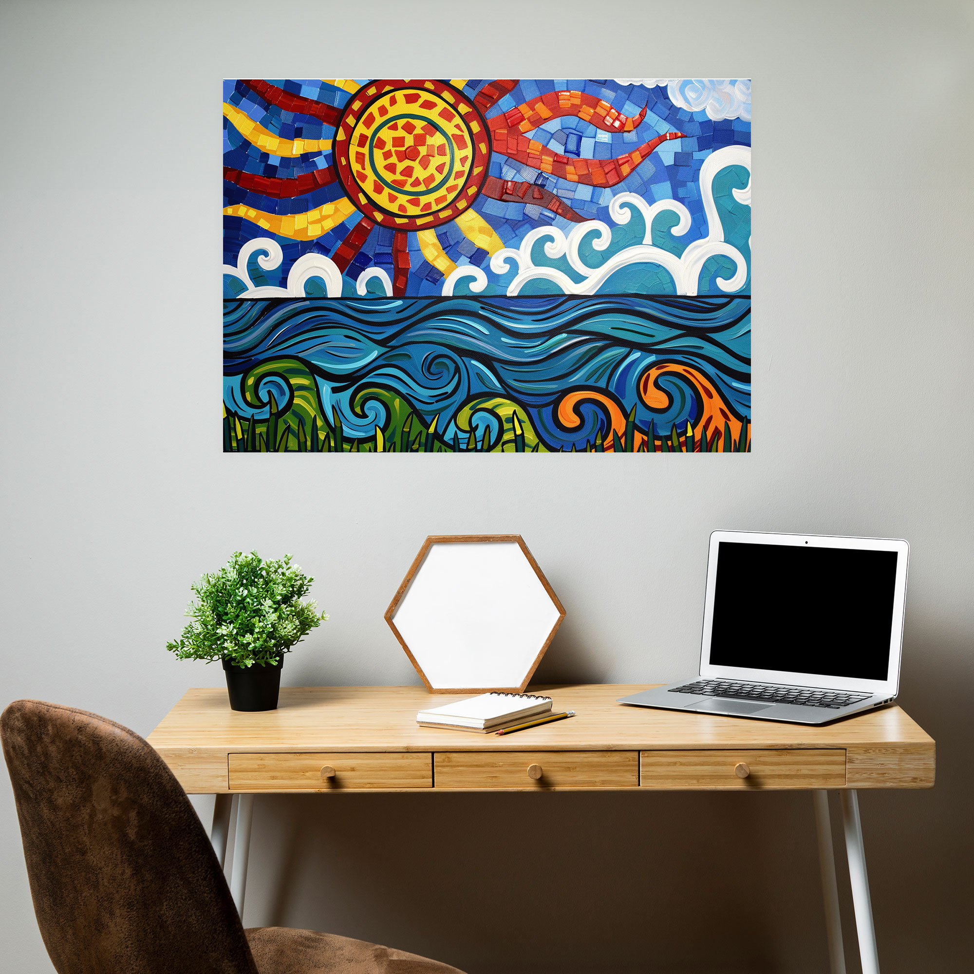 Seaside Henri Matisse Style Wall Art - Henri Matisse, Wall Decoration, Canvas Print, Canvas Wall Art