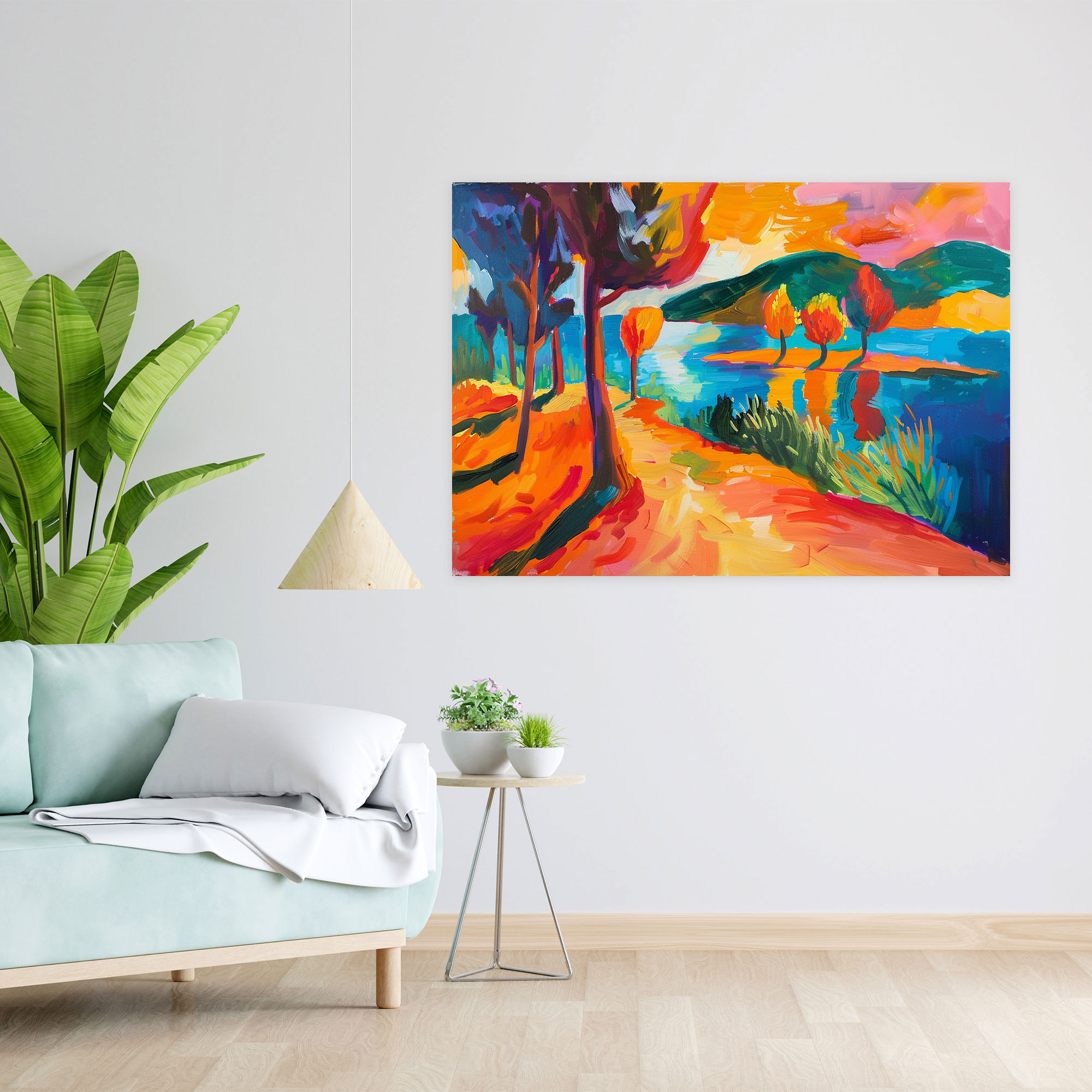 Vibrant Fauvist Landscape Henri Matisse Canvas Print - Henri Matisse, Wall Decoration, Henri Matisse, Wall Art