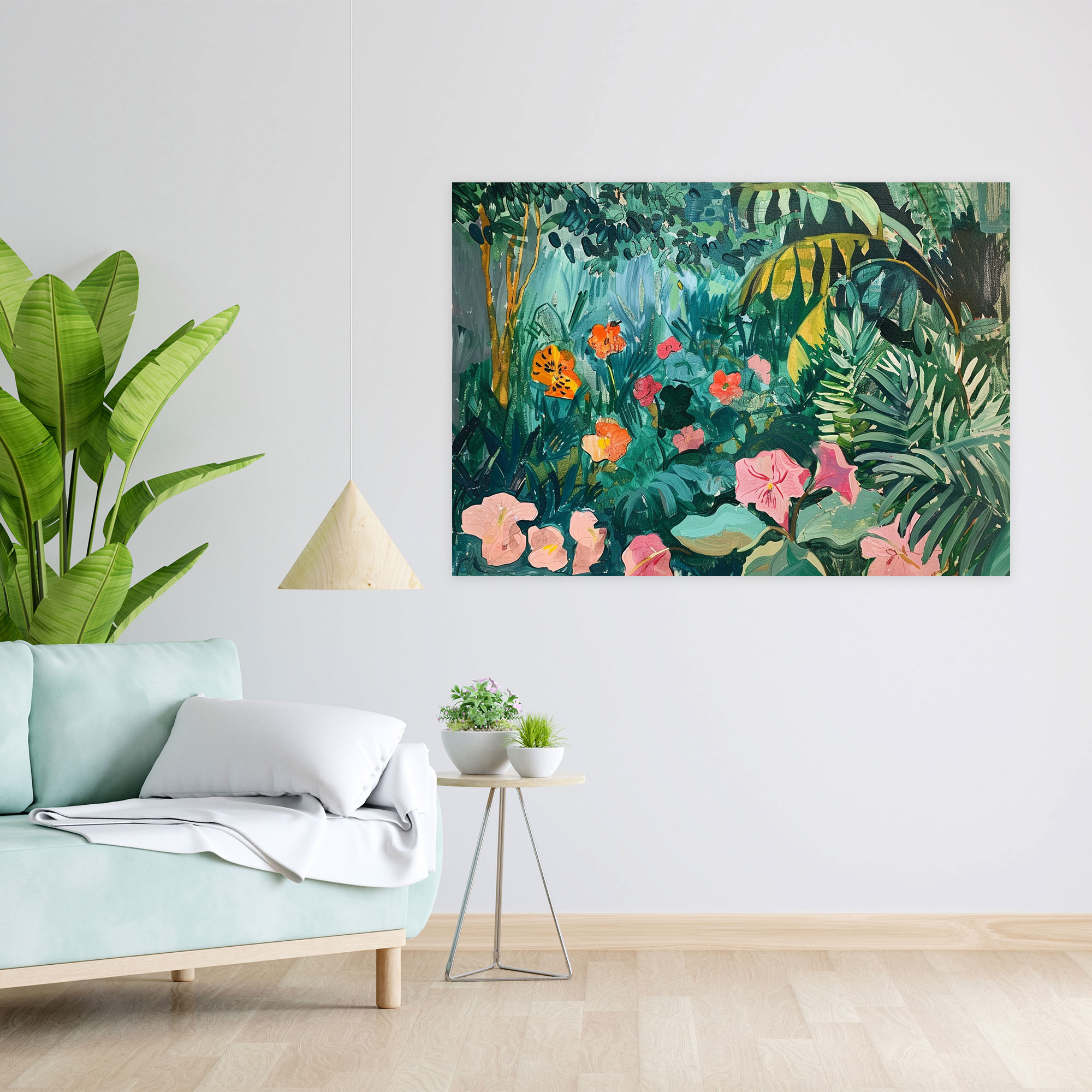 Henri Matisse Wall Decoration - Henri Matisse, Canvas, Lush Garden, Canvas Print