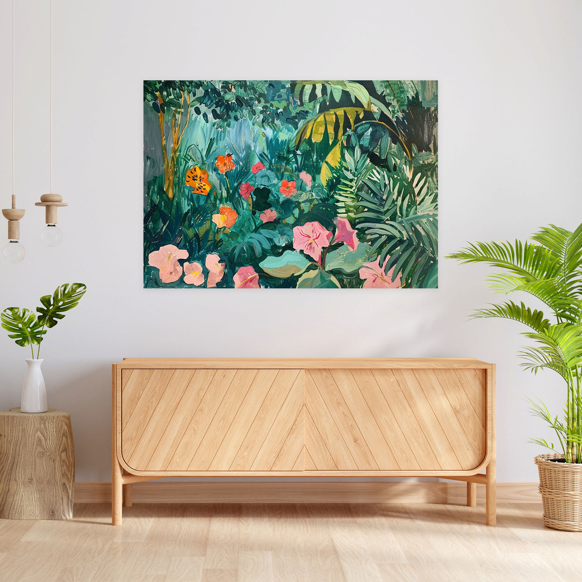 Henri Matisse Wall Decoration - Henri Matisse, Canvas, Lush Garden, Canvas Print