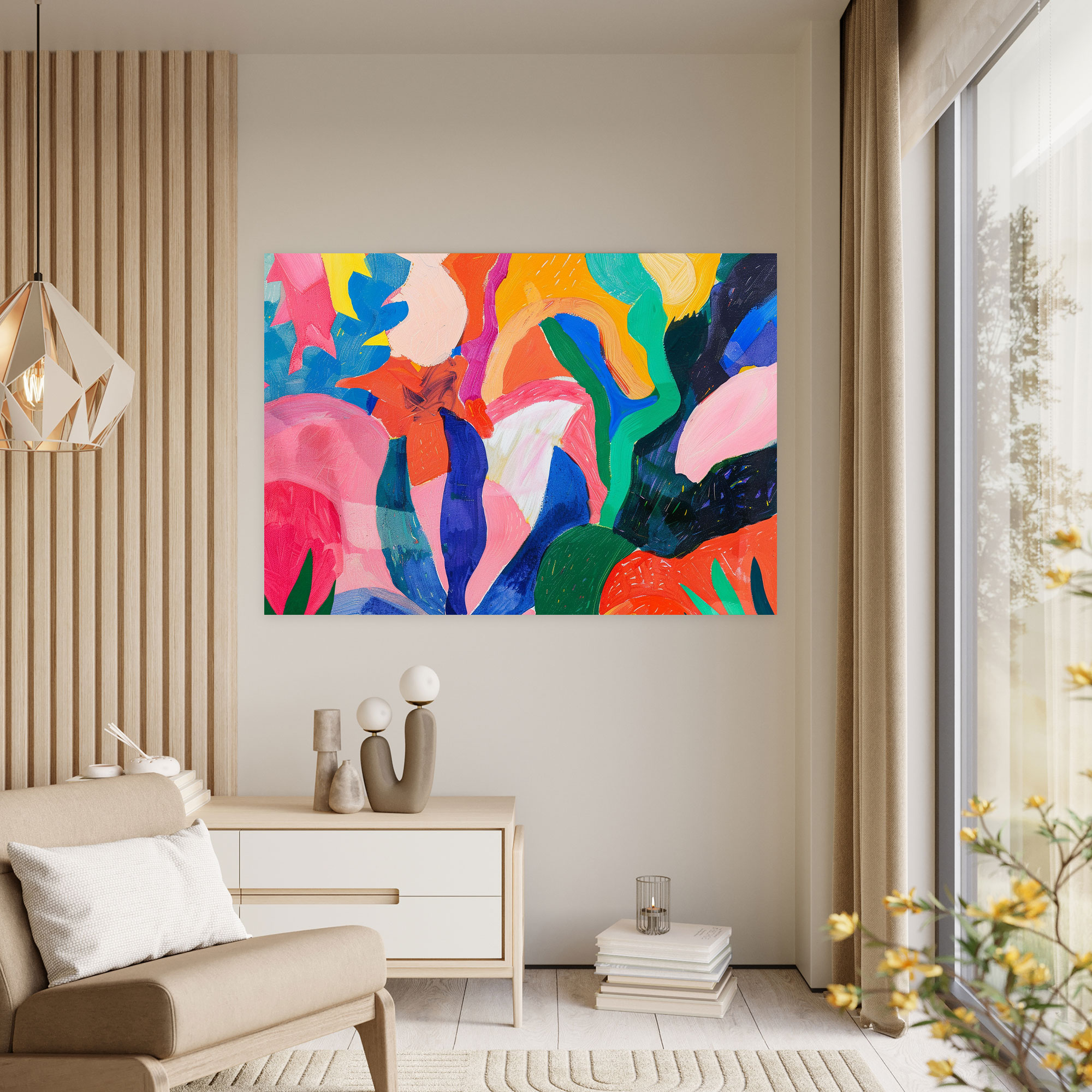 Henri Matisse Abstract Canvas Print - Henri Matisse, Henri Matisse, Home Decoration, Canvas Print