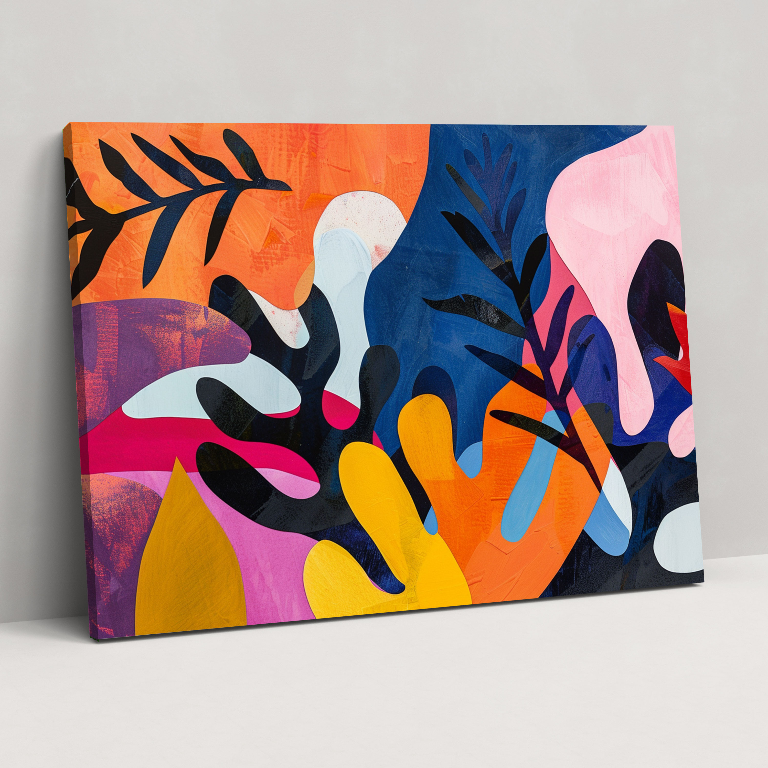 Henri Matisse Abstract Canvas Print - Henri Matisse, Home Decoration, Henri Matisse, Vibrant Hues