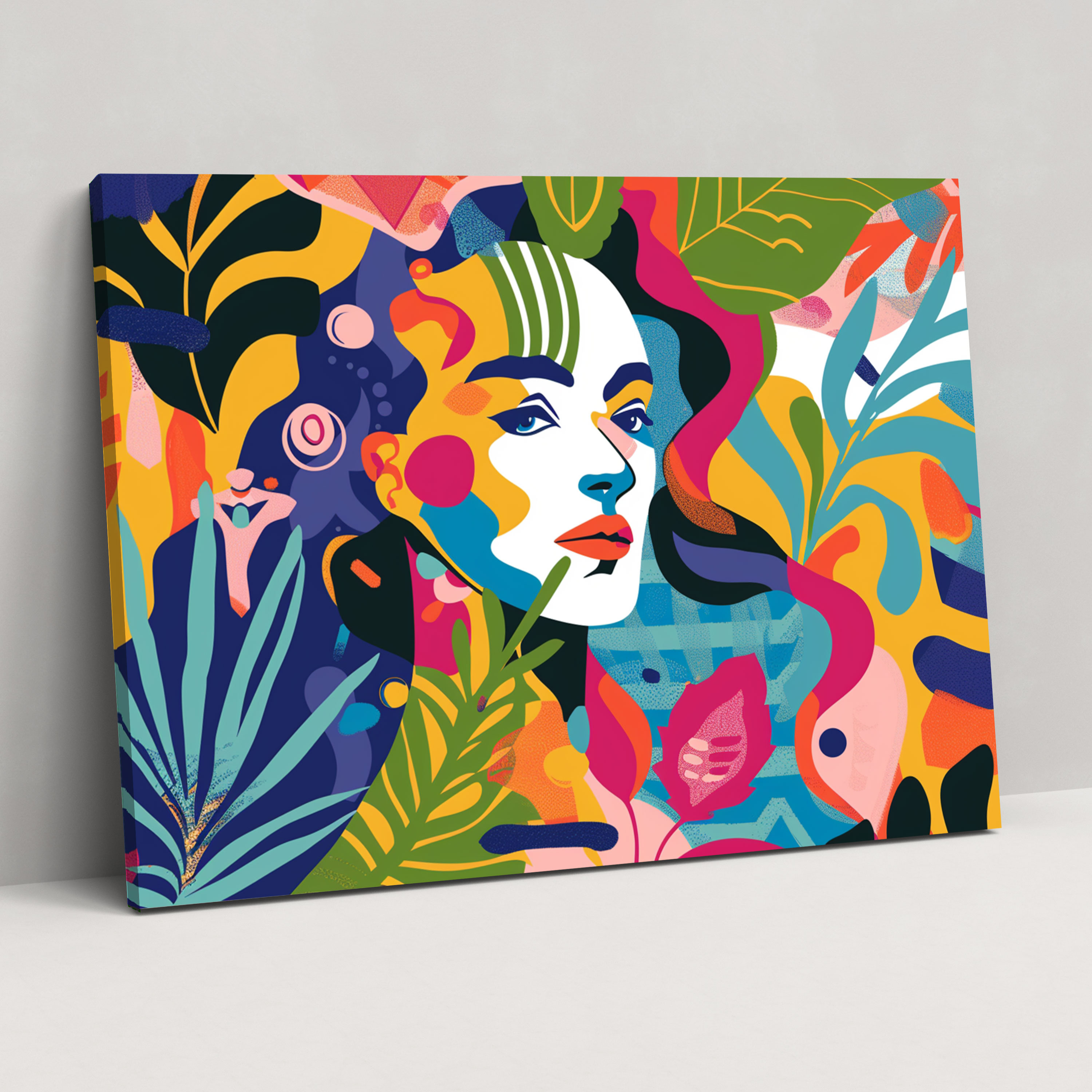 Henri Matisse Graphic Canvas Print - Henri Matisse, Bold, Modern Artistry, Graphic Composition