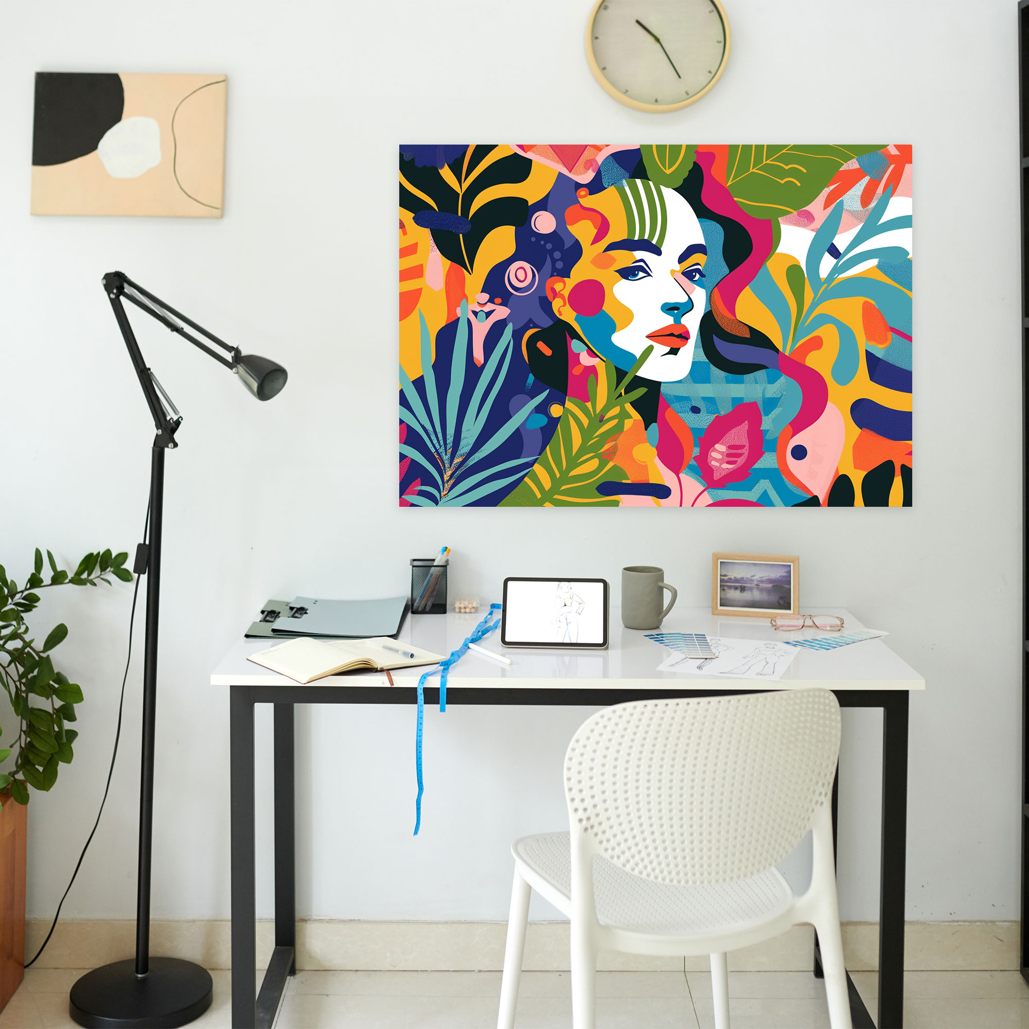 Henri Matisse Graphic Canvas Print - Henri Matisse, Bold, Modern Artistry, Graphic Composition