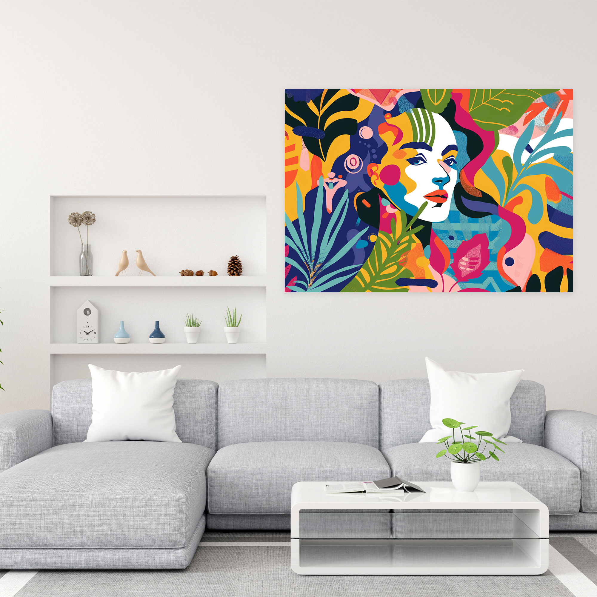 Henri Matisse Graphic Canvas Print - Henri Matisse, Bold, Modern Artistry, Graphic Composition
