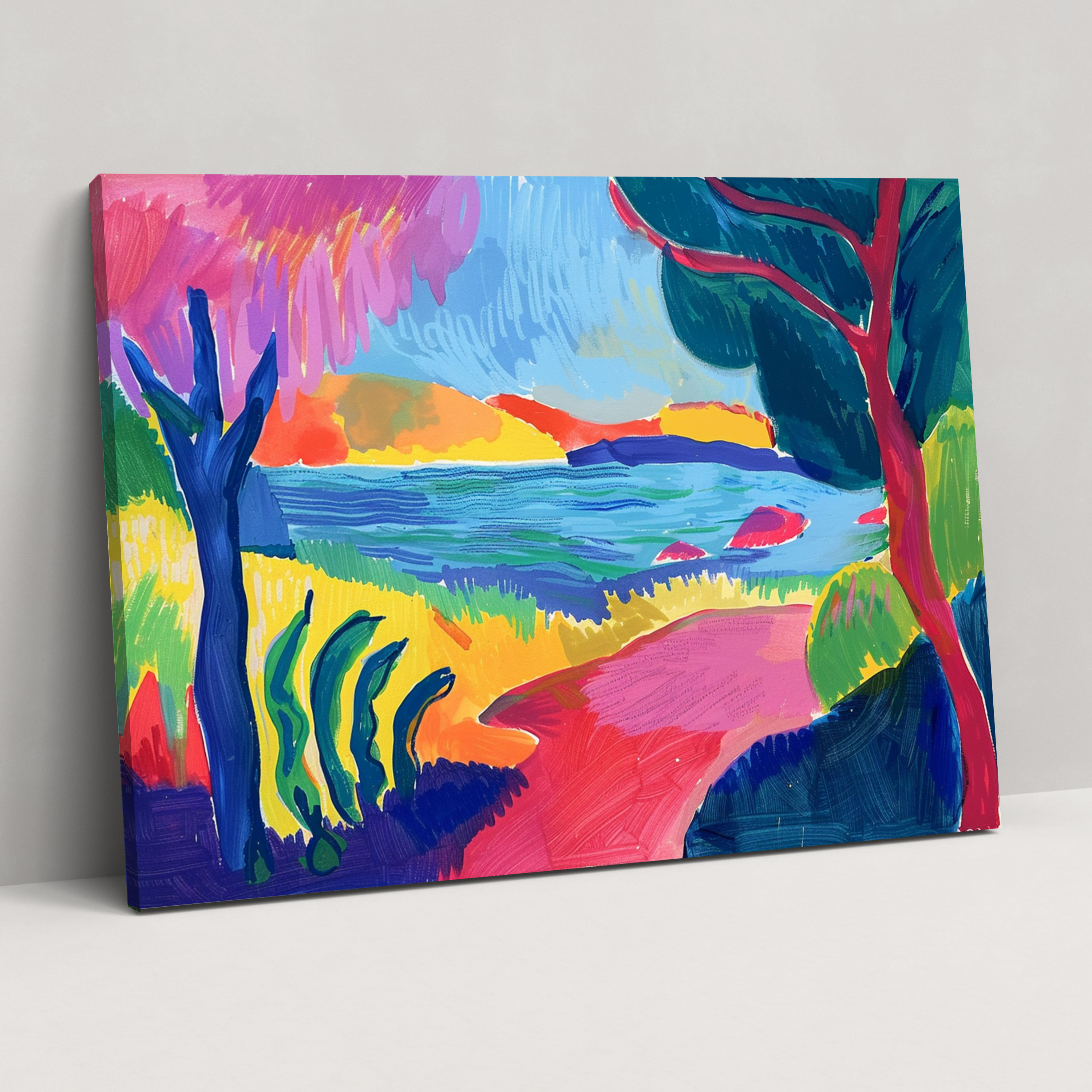 Henri Matisse Landscape Canvas Print - Henri Matisse, Home Decoration, Wall Art, Canvas Print