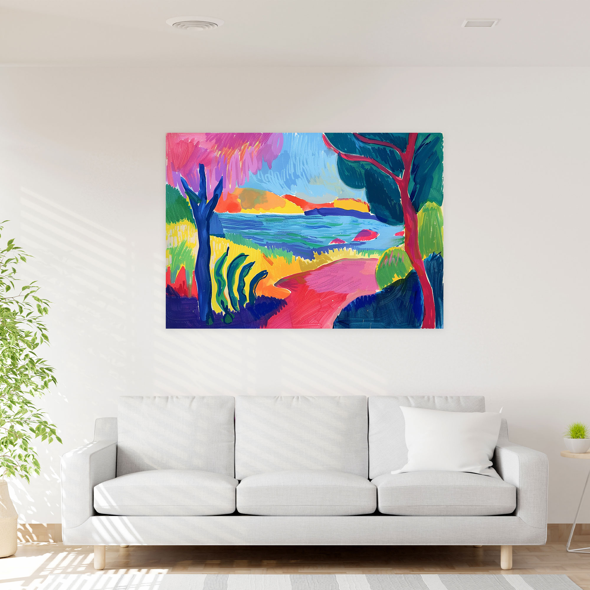Henri Matisse Landscape Canvas Print - Henri Matisse, Home Decoration, Wall Art, Canvas Print