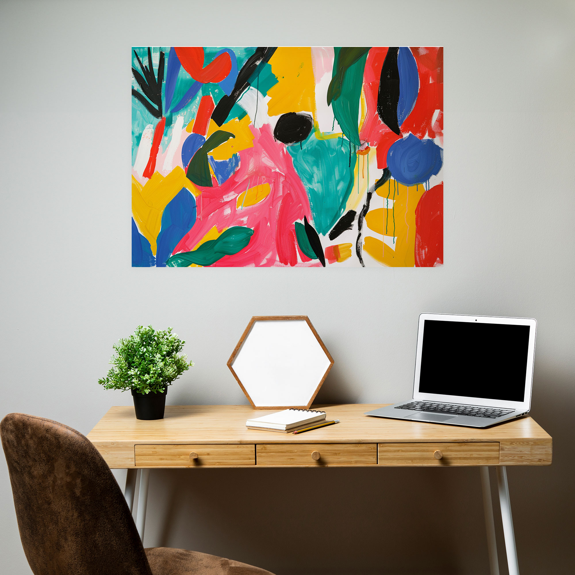 Henri Matisse Brushstrokes Canvas Print - Henri Matisse, Wall Art, Statement Piece, Dynamic Composition
