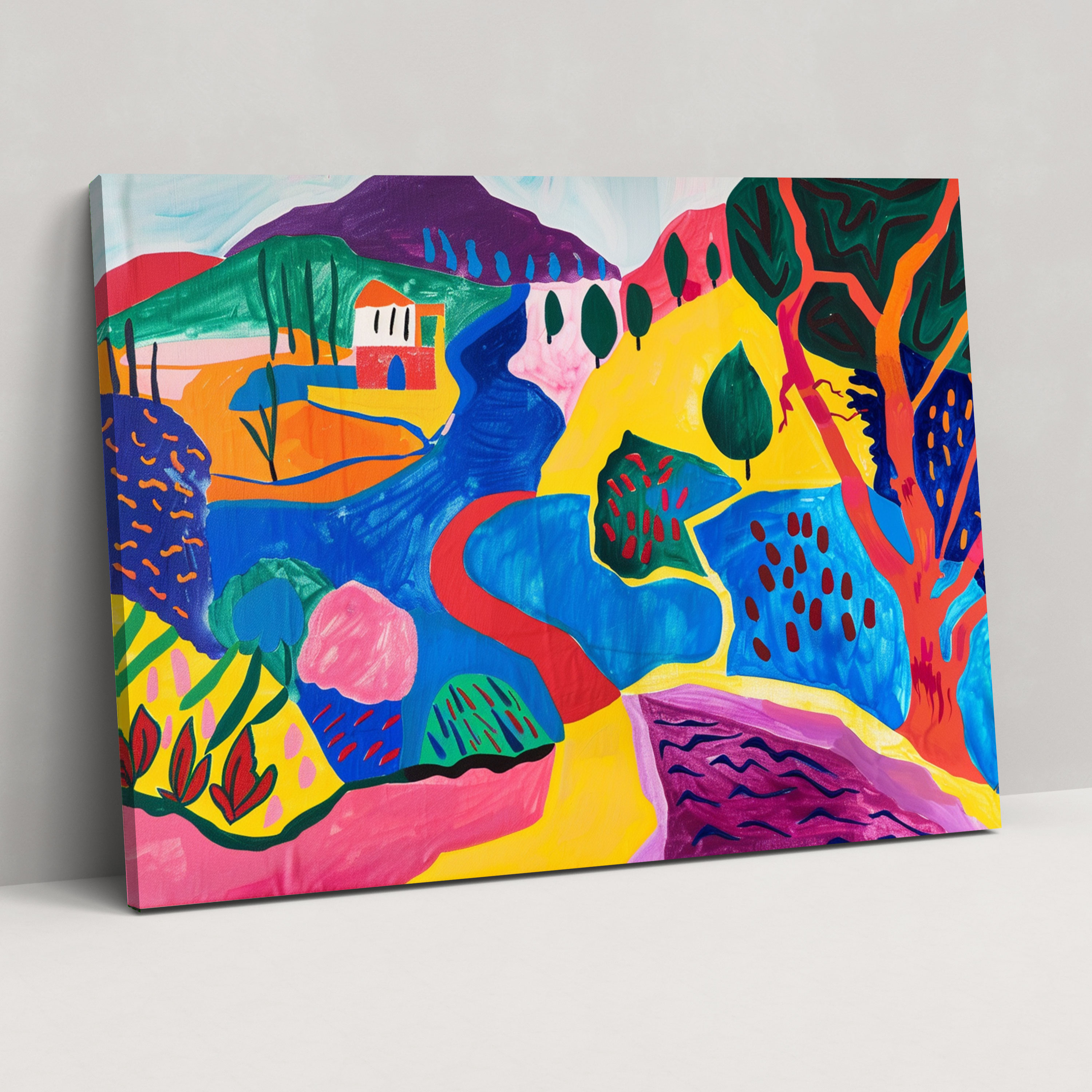 Henri Matisse Abstract Canvas Print - Henri Matisse, Wall Decoration, Henri Matisse, Canvas Print