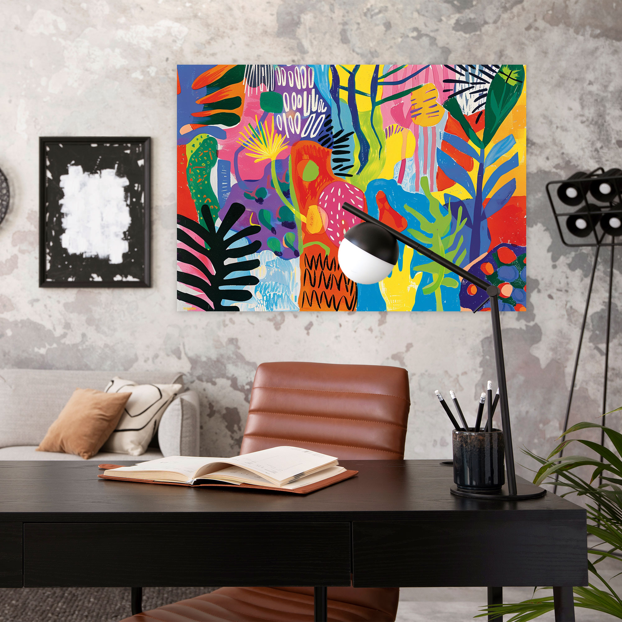 Abstract Henri Matisse Canvas Print - Henri Matisse, Canvas, Wall Art, Canvas Wall Art