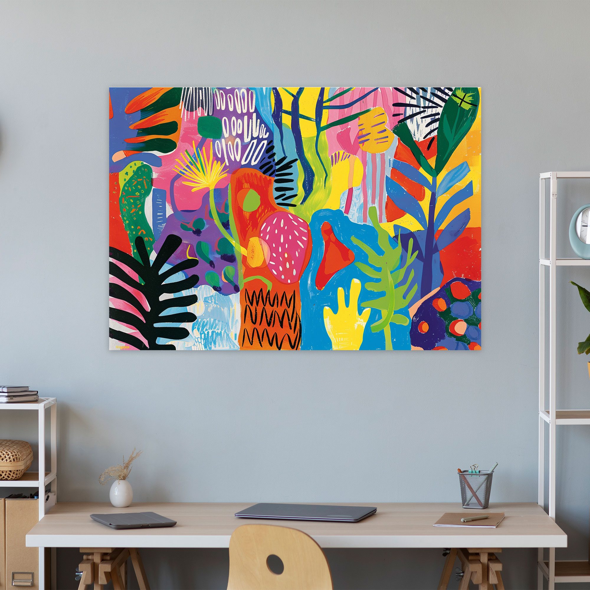 Abstract Henri Matisse Canvas Print - Henri Matisse, Canvas, Wall Art, Canvas Wall Art