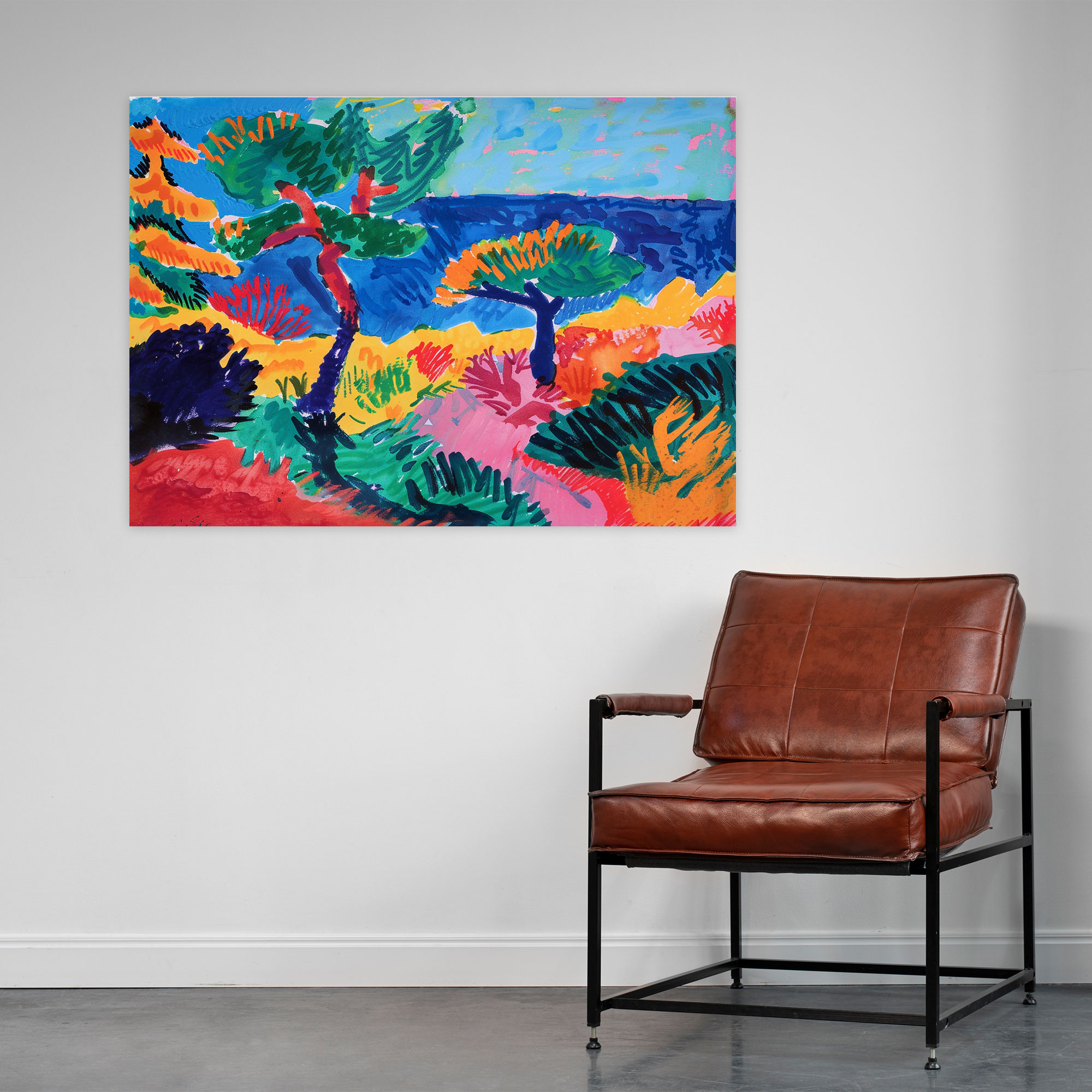 Henri Matisse Seaside Canvas Print - Henri Matisse, Colors, Home Decoration, Canvas Print