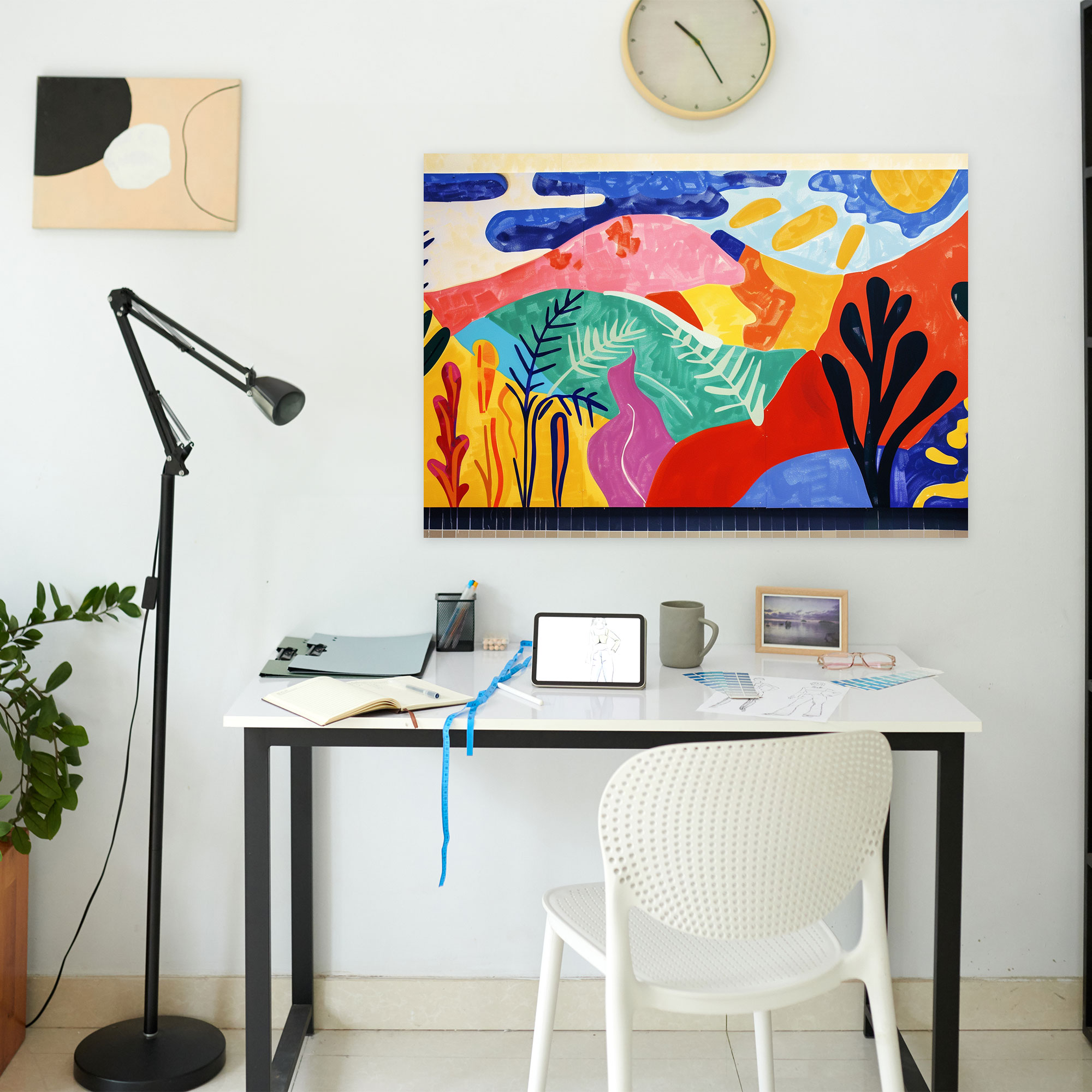 Geometric Henri Matisse Wall Decoration - Henri Matisse, Canvas Wall Art, Geometric, Canvas