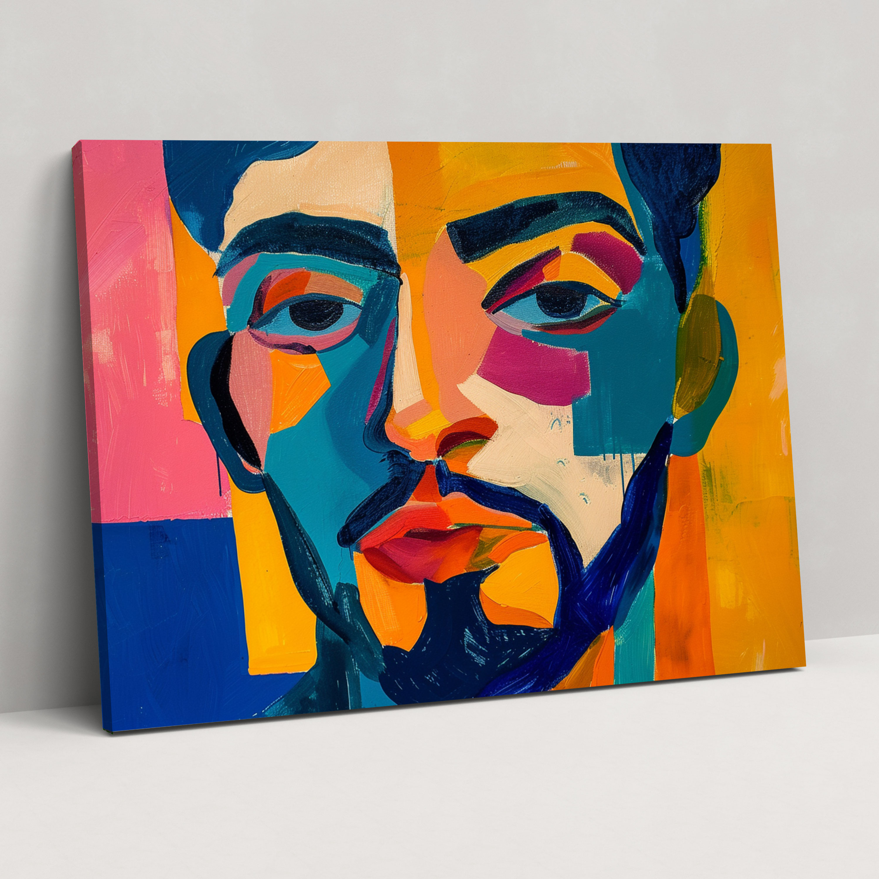 Bold Henri Matisse Portrait Canvas Print - Henri Matisse, Portrait, Abstract, Canvas Wall Art