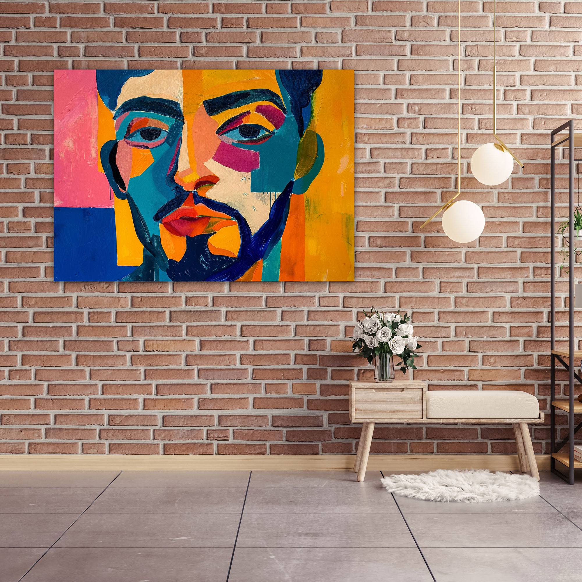 Bold Henri Matisse Portrait Canvas Print - Henri Matisse, Portrait, Abstract, Canvas Wall Art
