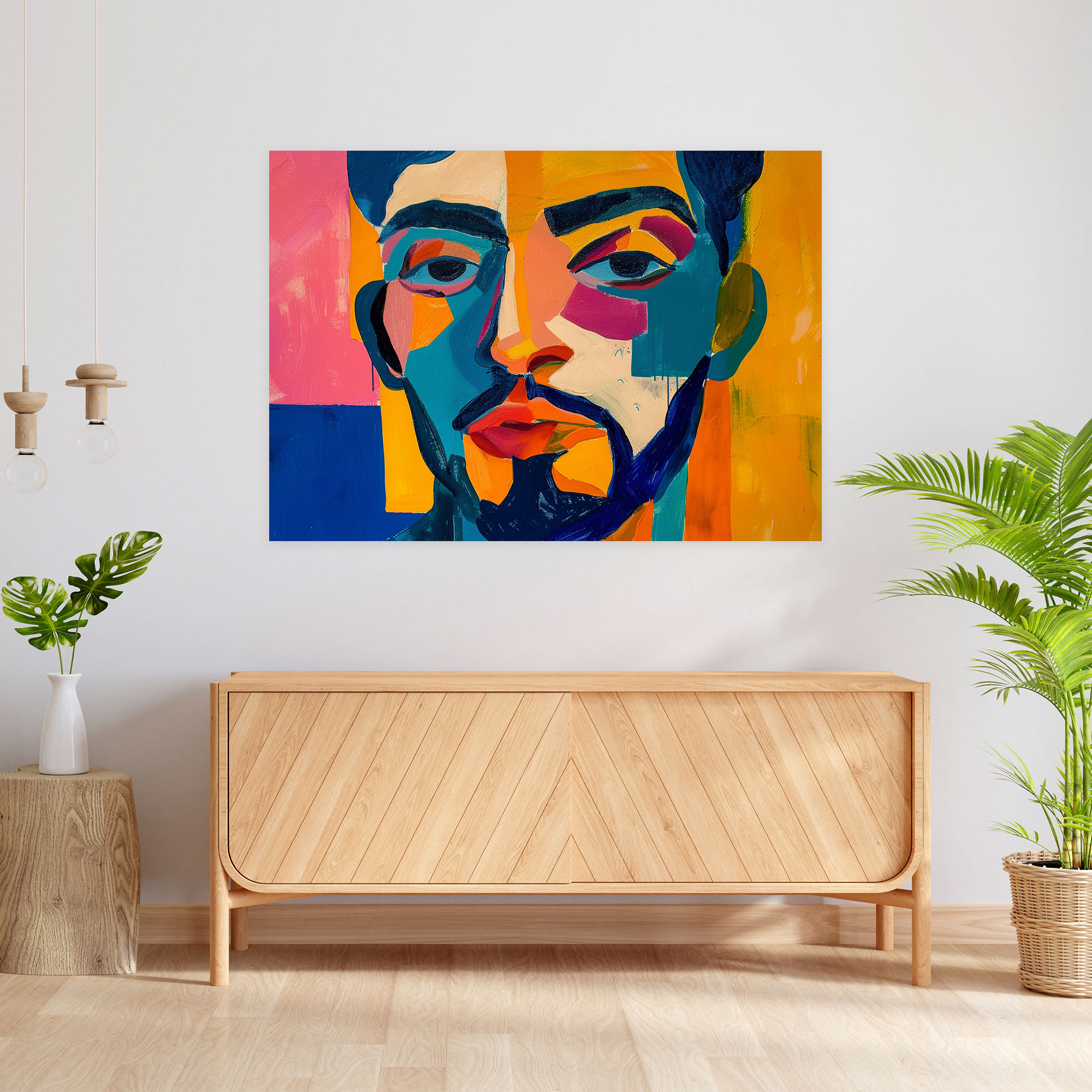 Bold Henri Matisse Portrait Canvas Print - Henri Matisse, Portrait, Abstract, Canvas Wall Art