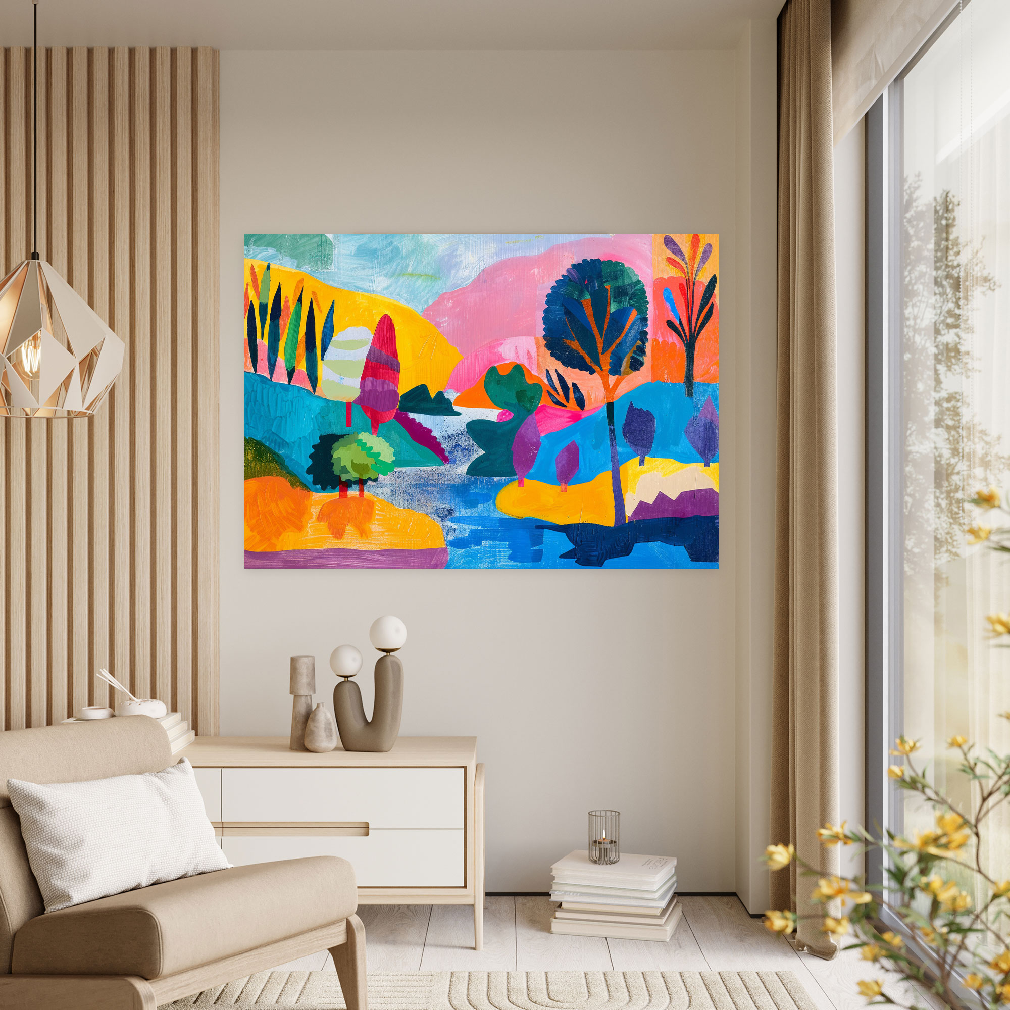 Colorful Henri Matisse Landscape Wall Art - Henri Matisse, Home Decoration, Canvas, Wall Art
