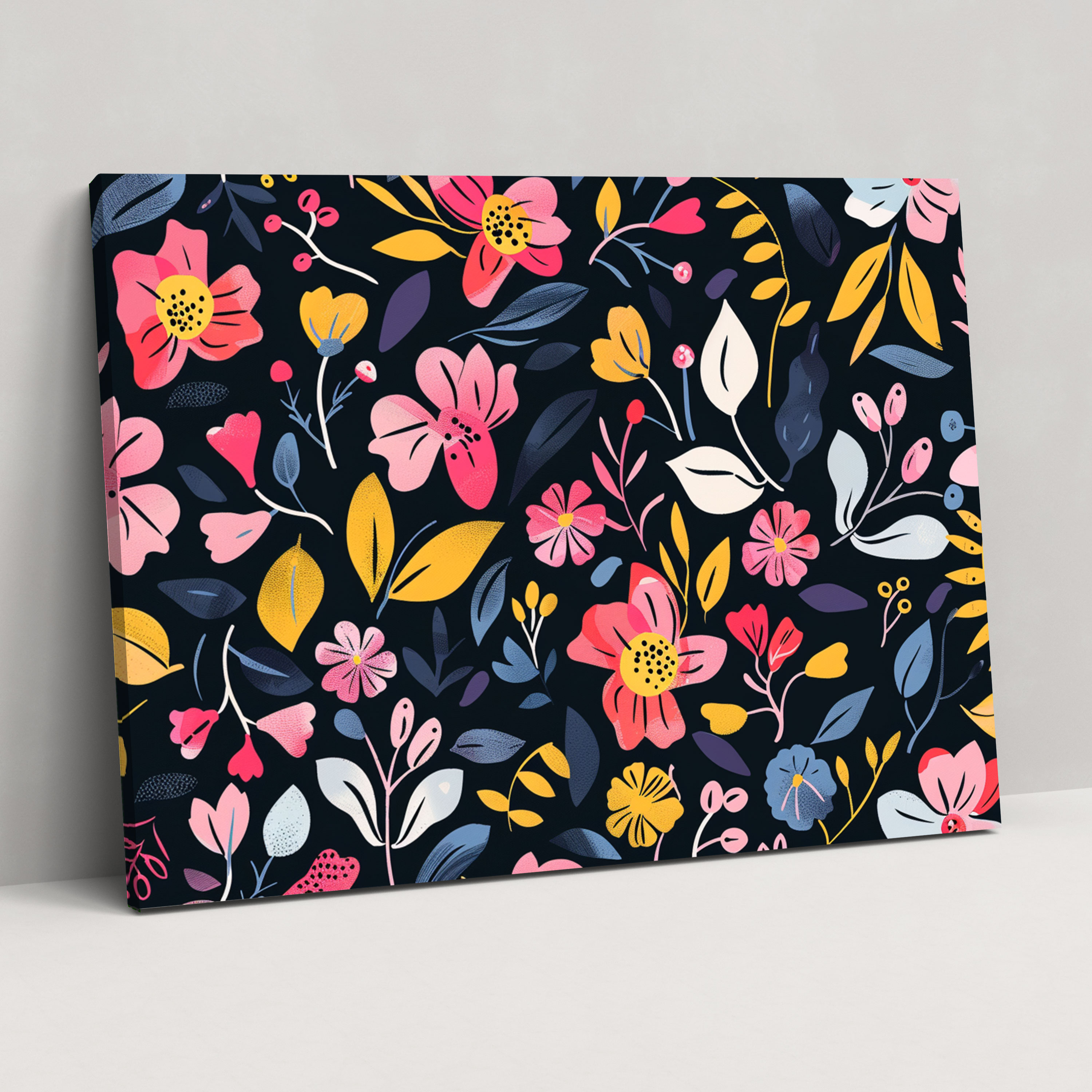 Henri Matisse Floral Pattern Canvas Print - Henri Matisse, Canvas Wall Art, Canvas, Home Decoration