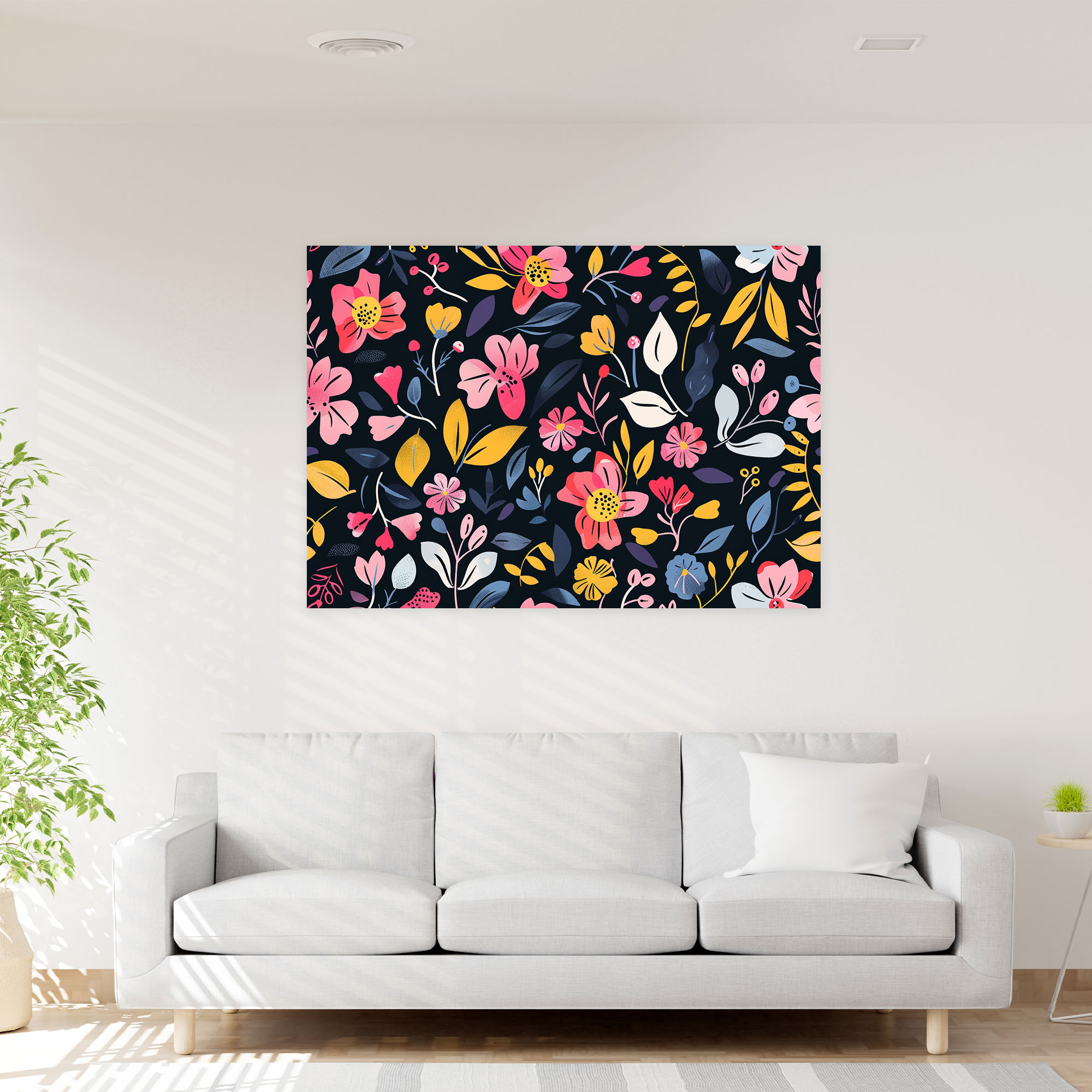 Henri Matisse Floral Pattern Canvas Print - Henri Matisse, Canvas Wall Art, Canvas, Home Decoration