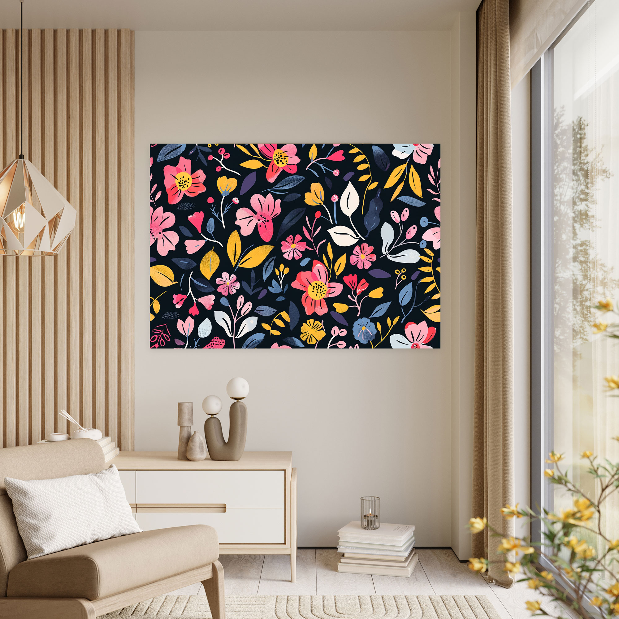 Henri Matisse Floral Pattern Canvas Print - Henri Matisse, Canvas Wall Art, Canvas, Home Decoration