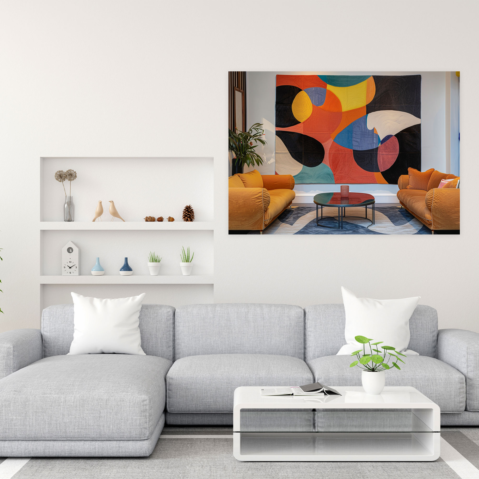 Abstract Henri Matisse Composition Wall Decoration - Henri Matisse, Henri Matisse, Canvas, Canvas Wall Art