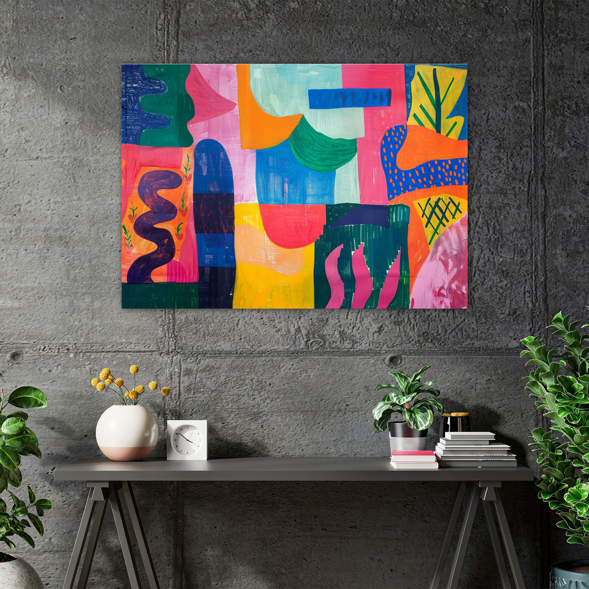 Henri Matisse Abstract Canvas Print - Henri Matisse, Canvas Print, Henri Matisse, Wall Decoration