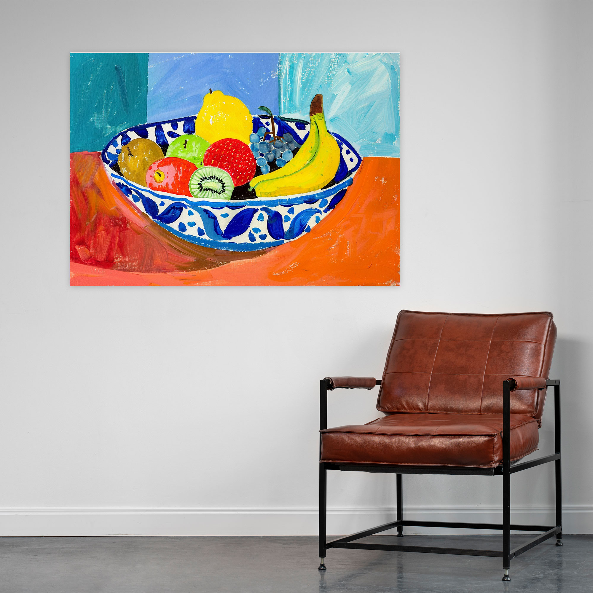 Still Life Fruit Bowl Henri Matisse Canvas Print - Henri Matisse, Wall Decoration, Wall Art, Canvas Print