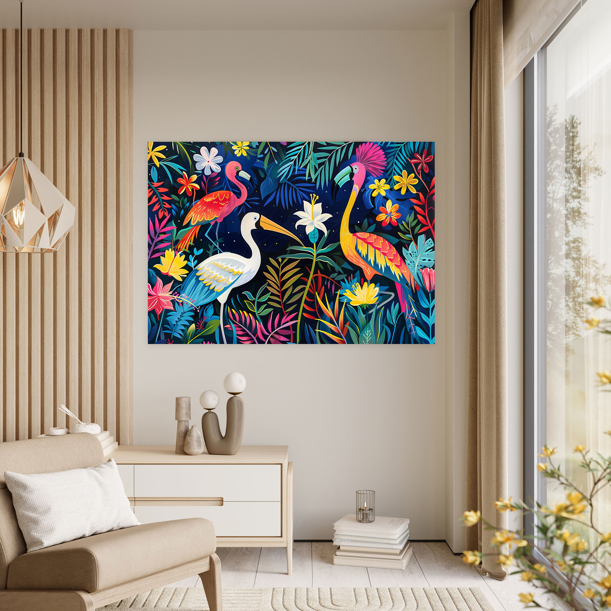 Exotic Birds Henri Matisse Canvas Print - Henri Matisse, Wall Decoration, Canvas Print, Henri Matisse
