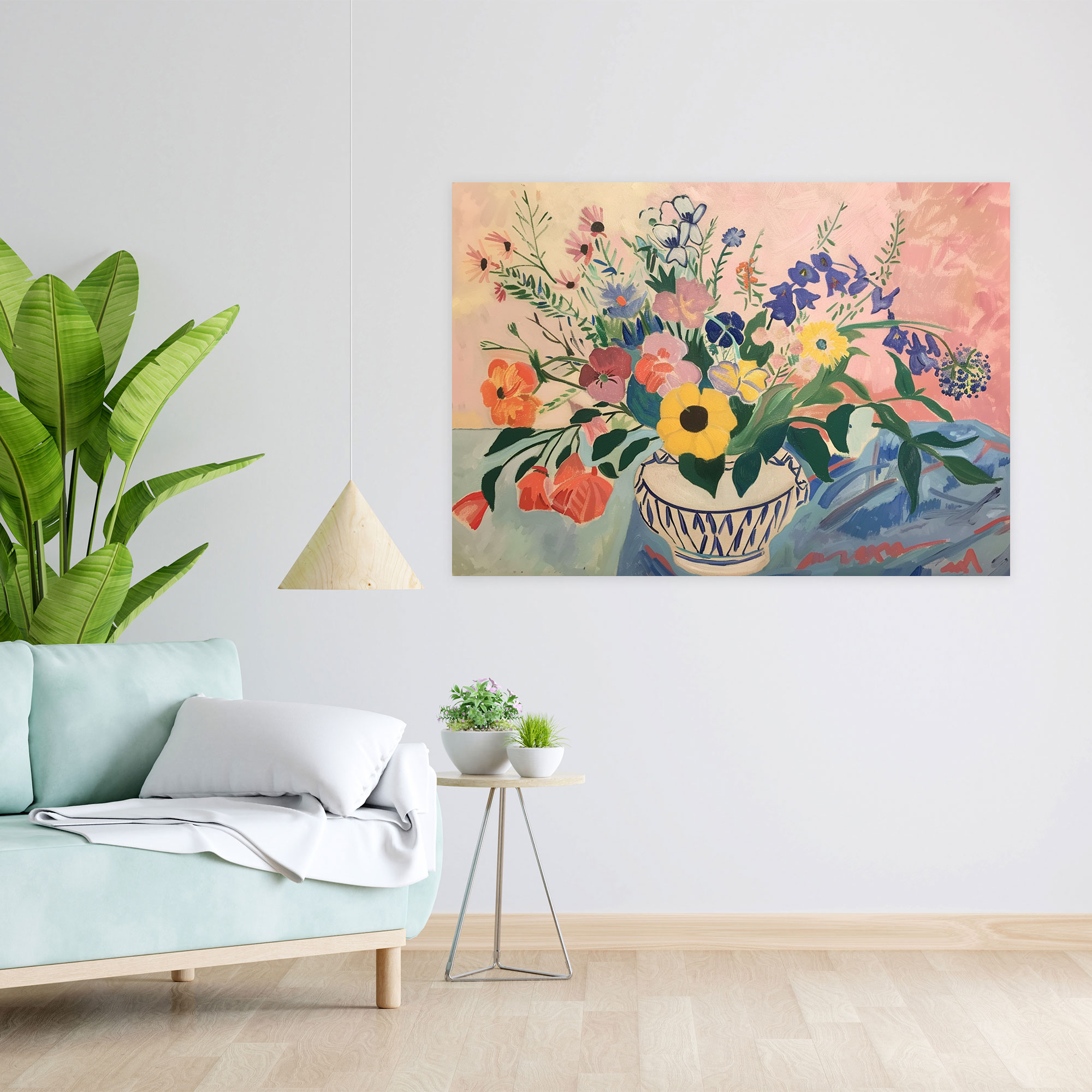 Floral Arrangement Henri Matisse Canvas Print - Henri Matisse, Home Decoration, Wall Art, Henri Matisse