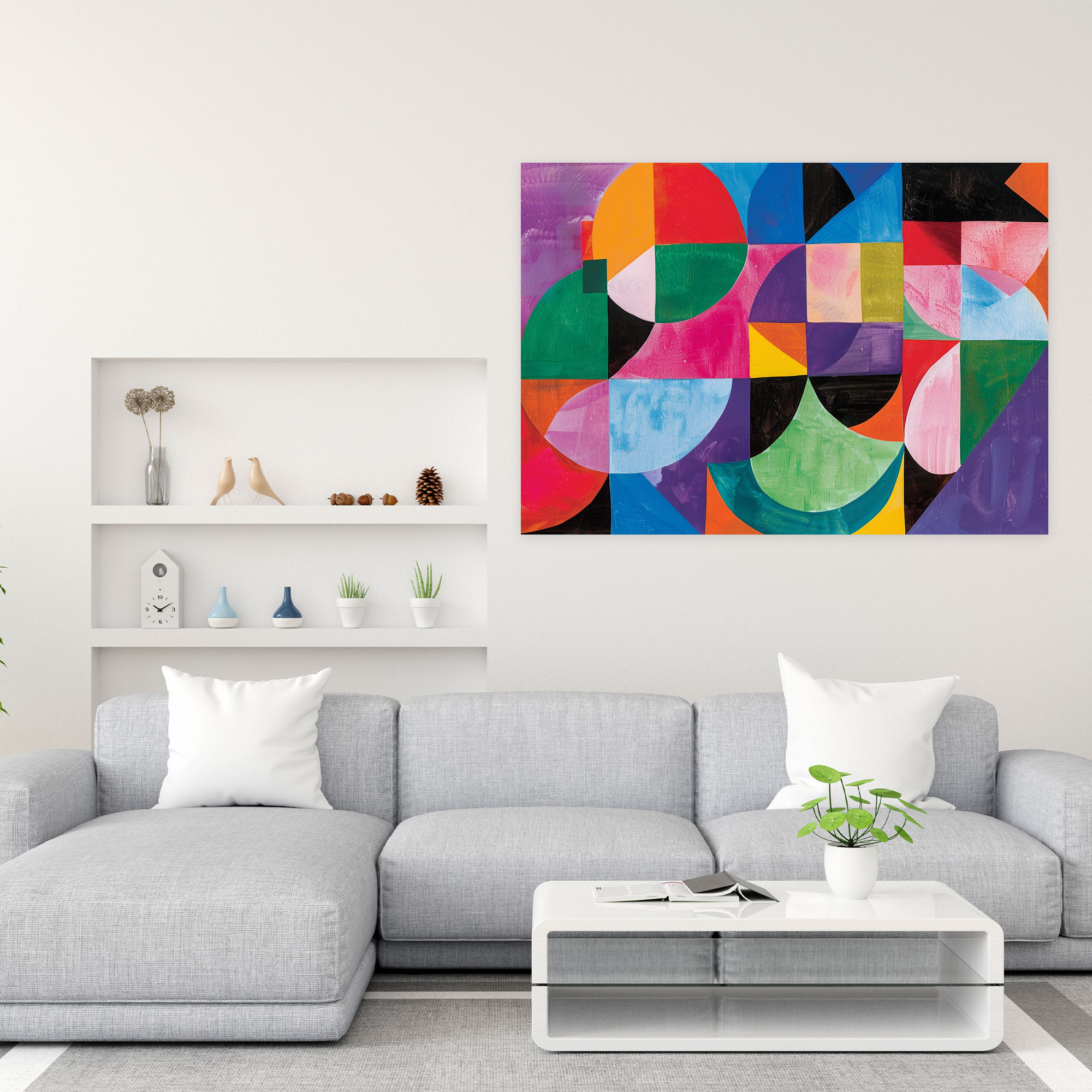 Henri Matisse Geometric Canvas Print - Henri Matisse, Canvas Print, Henri Matisse, Canvas