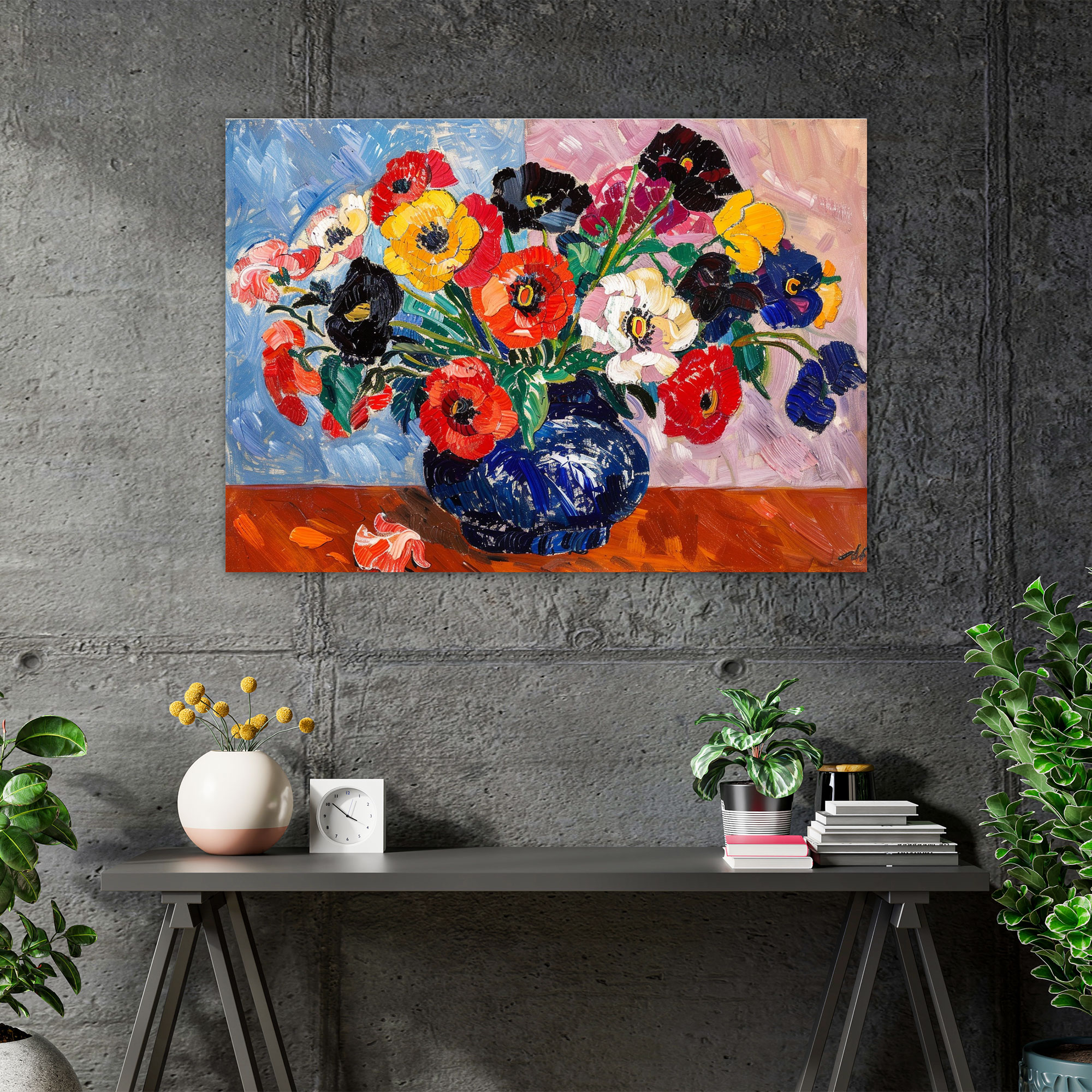Henri Matisse Floral Still Life Wall Art - Henri Matisse, Henri Matisse, Wall Art, Canvas